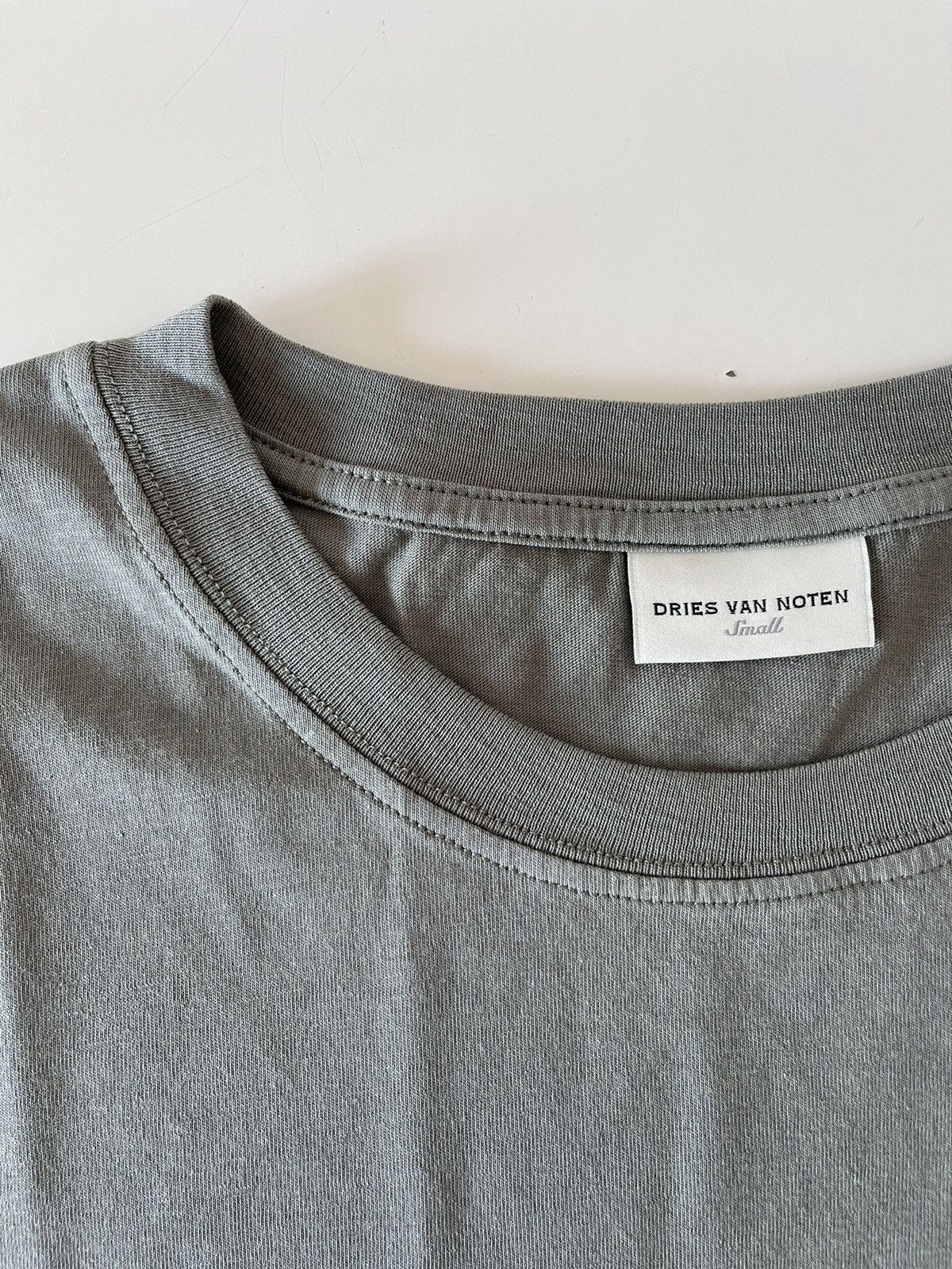 Dries Van Noten Grey cotton t-shirt Size US S / EU 44-46 / 1 - 3 Thumbnail