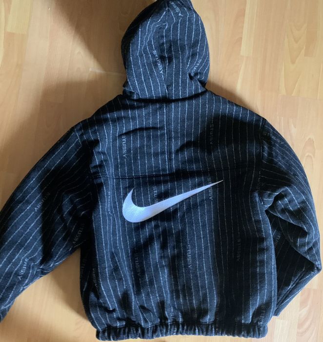 Nike Nike Stussy striped wool jacket | Grailed