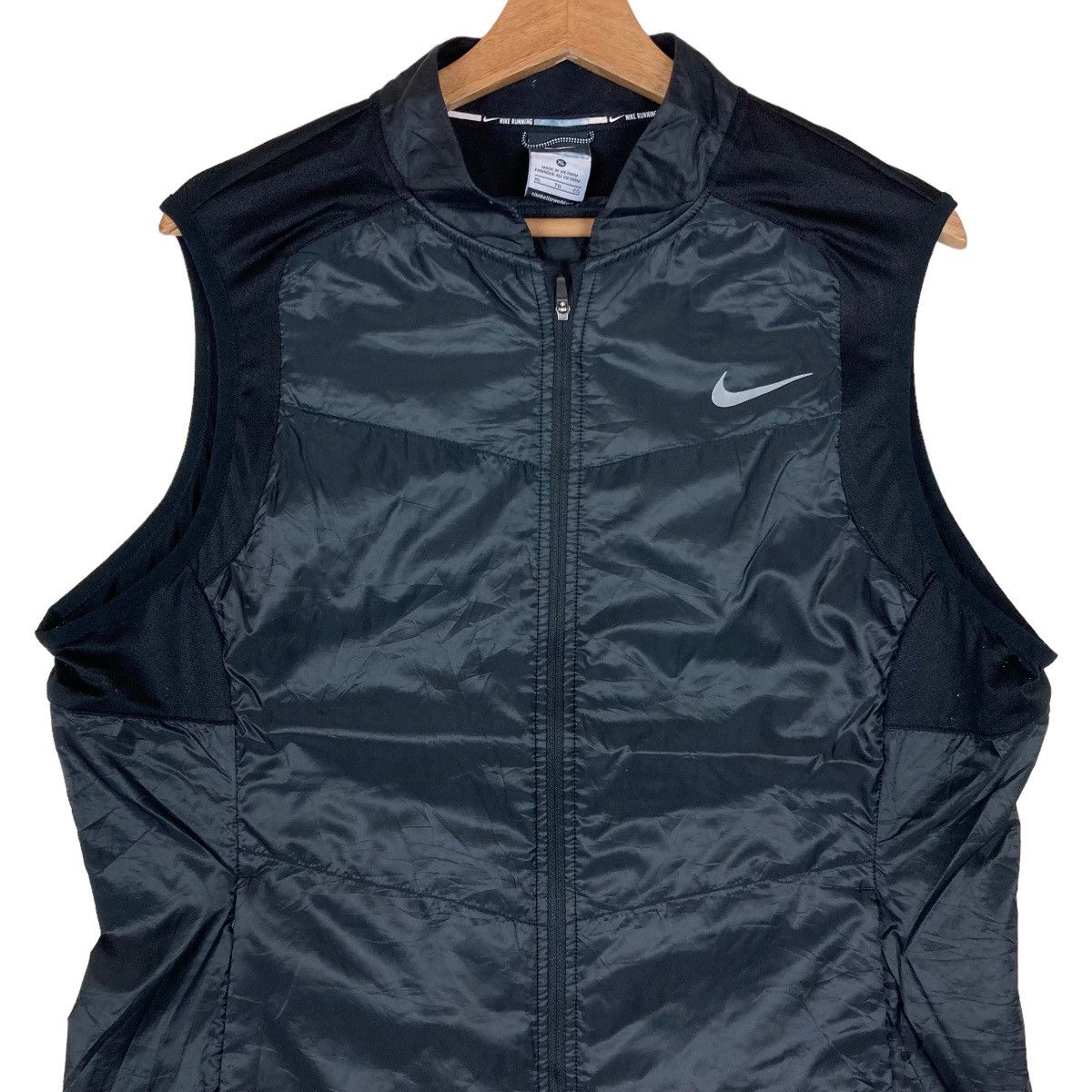 Nike Nike Small Logo Full Zipper Sleeveless Vest Jacket Size US XL / EU 56 / 4 - 2 Thumbnail