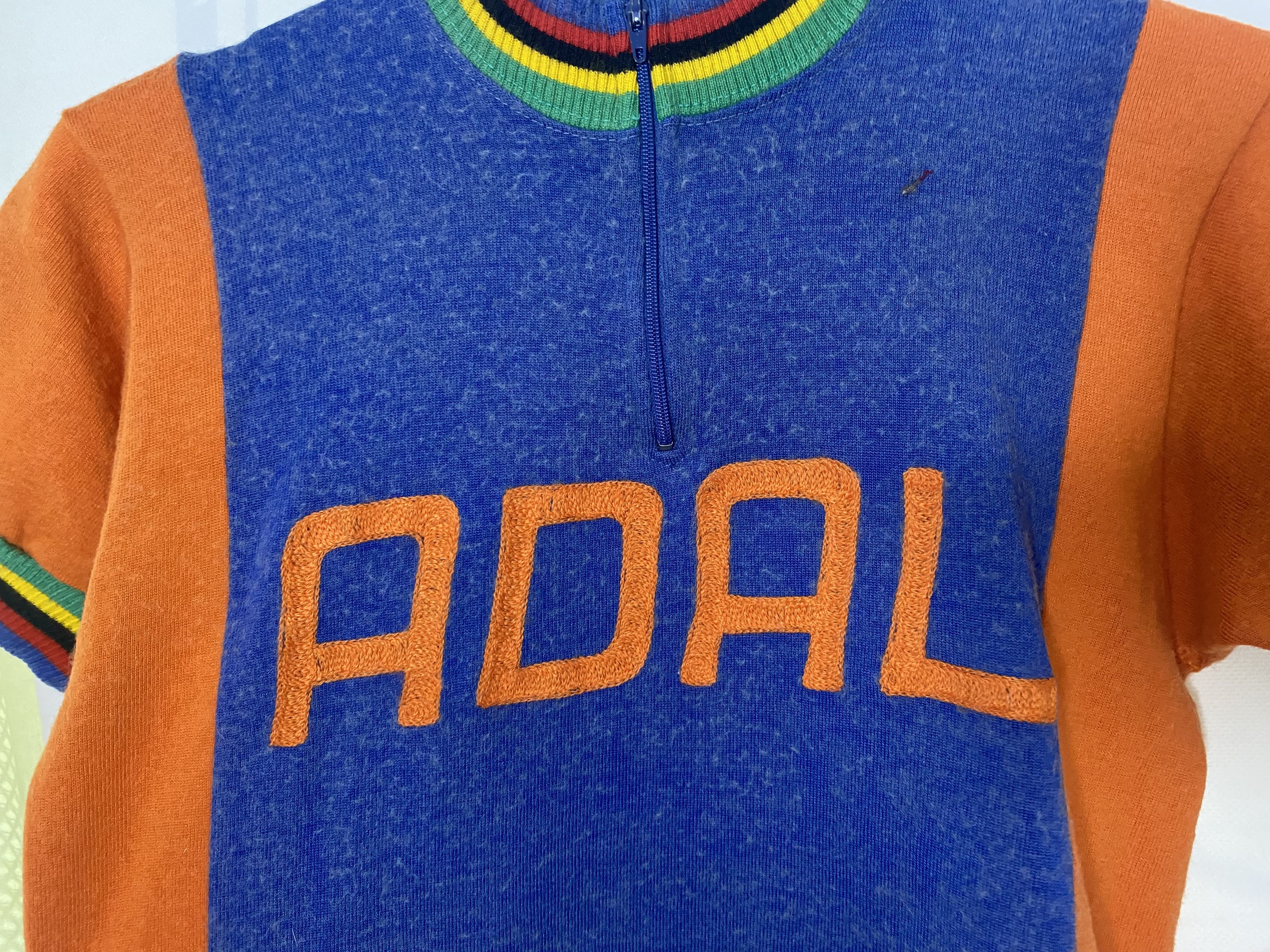 Vintage ADAL TEAM MERINO WOOL CYCLING JERSEY VINTAGE RETRO SIZE S Size US S / EU 44-46 / 1 - 5 Thumbnail