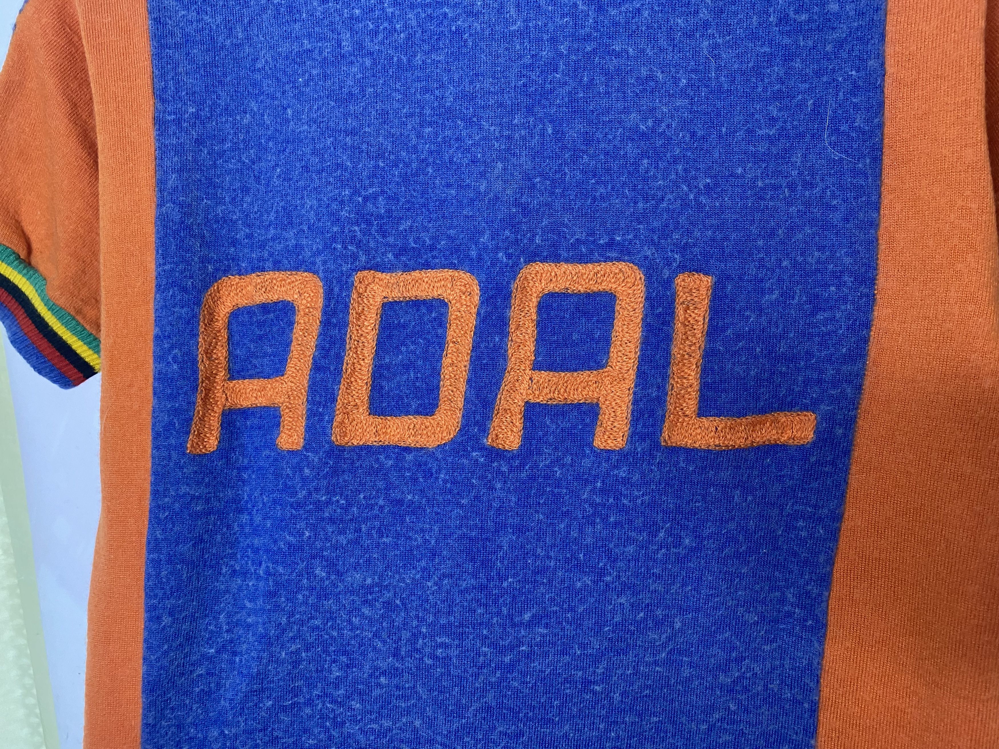 Vintage ADAL TEAM MERINO WOOL CYCLING JERSEY VINTAGE RETRO SIZE S Size US S / EU 44-46 / 1 - 3 Thumbnail
