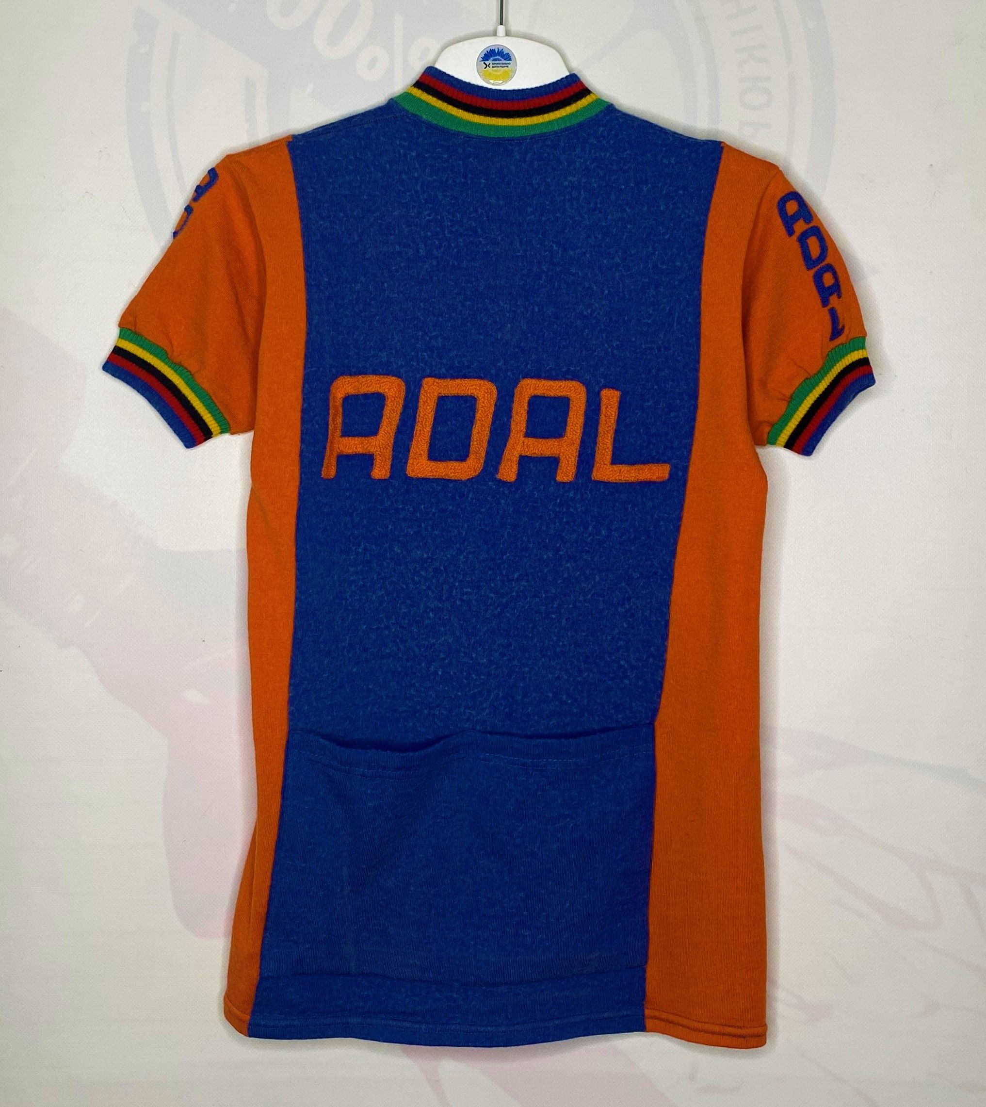 Vintage ADAL TEAM MERINO WOOL CYCLING JERSEY VINTAGE RETRO SIZE S Size US S / EU 44-46 / 1 - 2 Thumbnail
