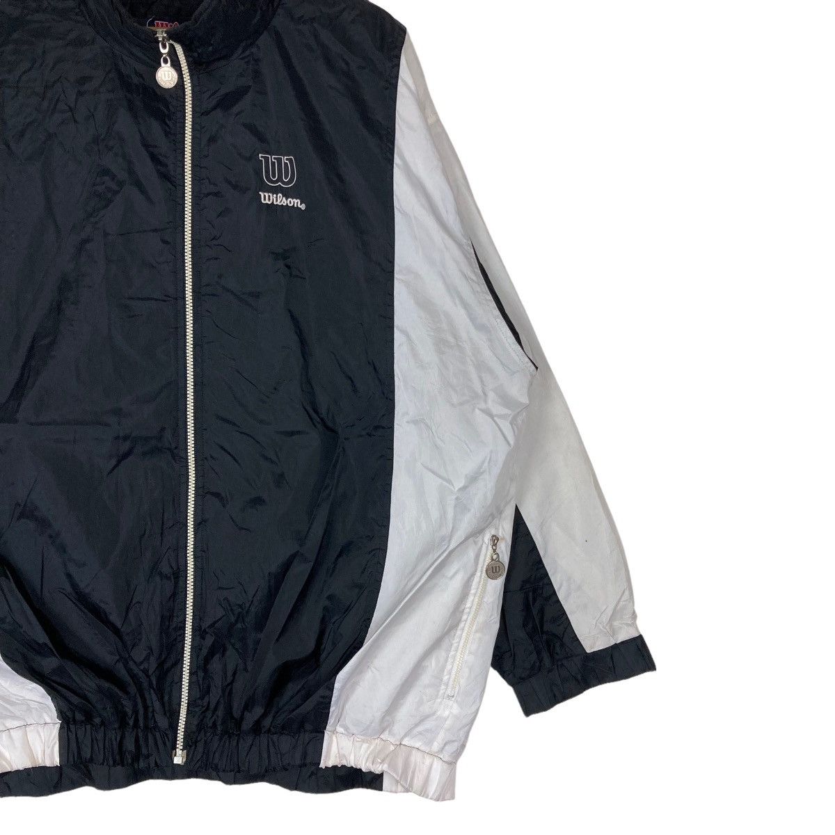 Wilson Vintage Wilson USA Two Tone Full Zipper Windbreaker Jacket Size US XXL / EU 58 / 5 - 5 Thumbnail