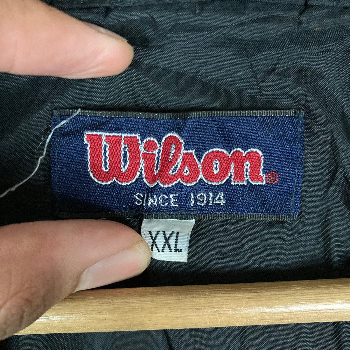 Wilson Vintage Wilson USA Two Tone Full Zipper Windbreaker Jacket Size US XXL / EU 58 / 5 - 9 Thumbnail