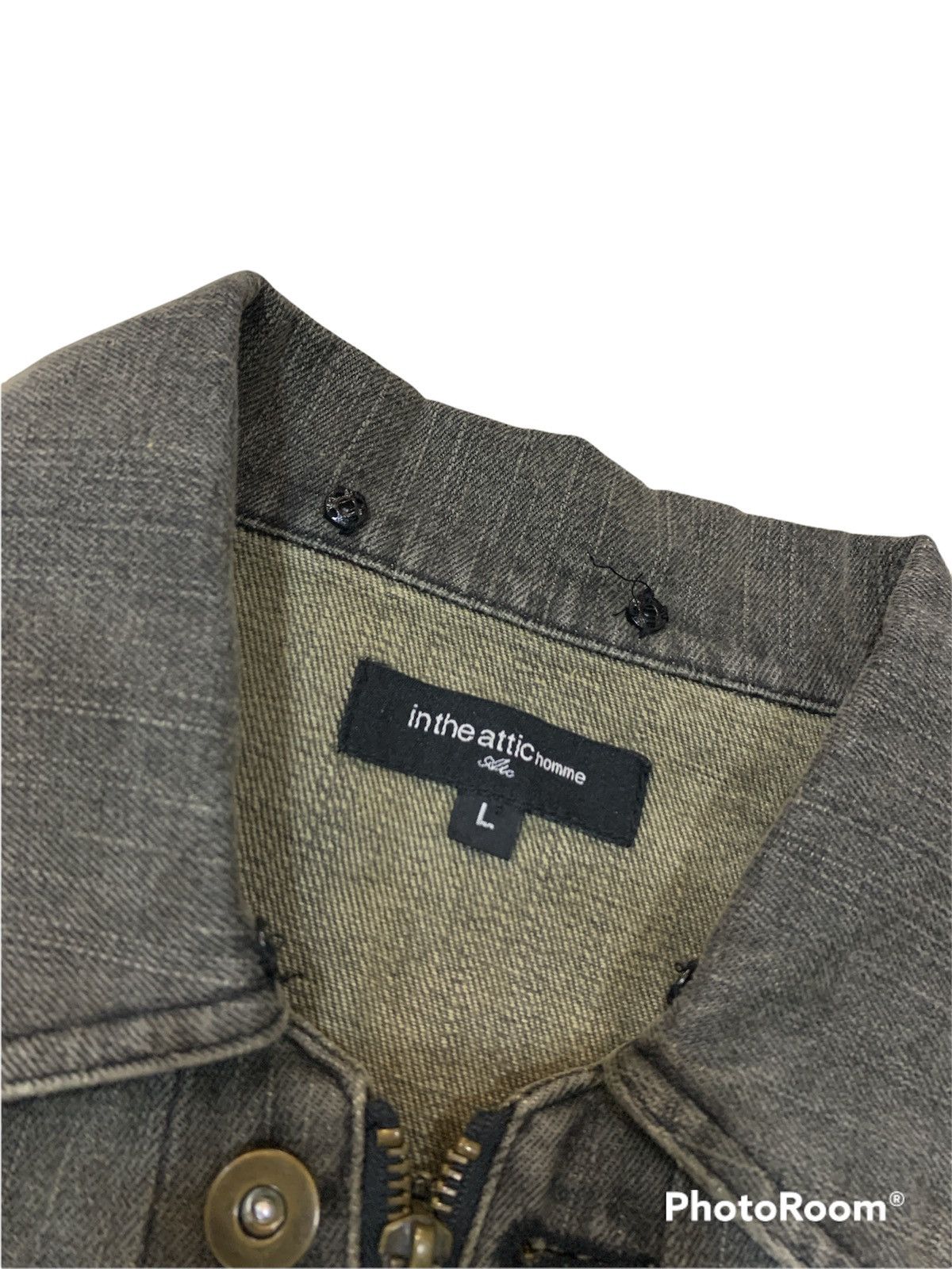 Japanese Brand IN THE ATTIC HOMME PATCHES PUNK DENIM JACKET Size US L / EU 52-54 / 3 - 5 Thumbnail