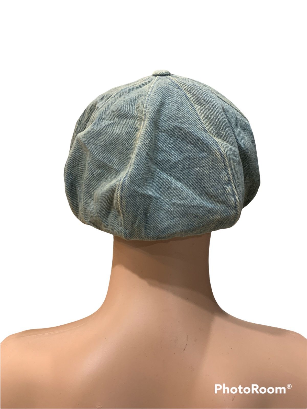 Japanese Brand DESERT MILLS DISTRESSED DENIM ARTIST HAT Size ONE SIZE - 3 Thumbnail