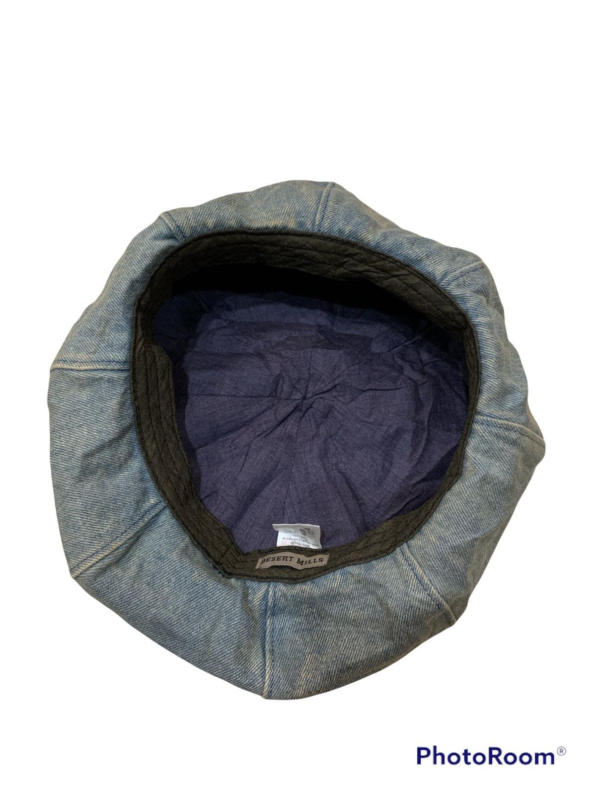 Japanese Brand DESERT MILLS DISTRESSED DENIM ARTIST HAT Size ONE SIZE - 5 Thumbnail