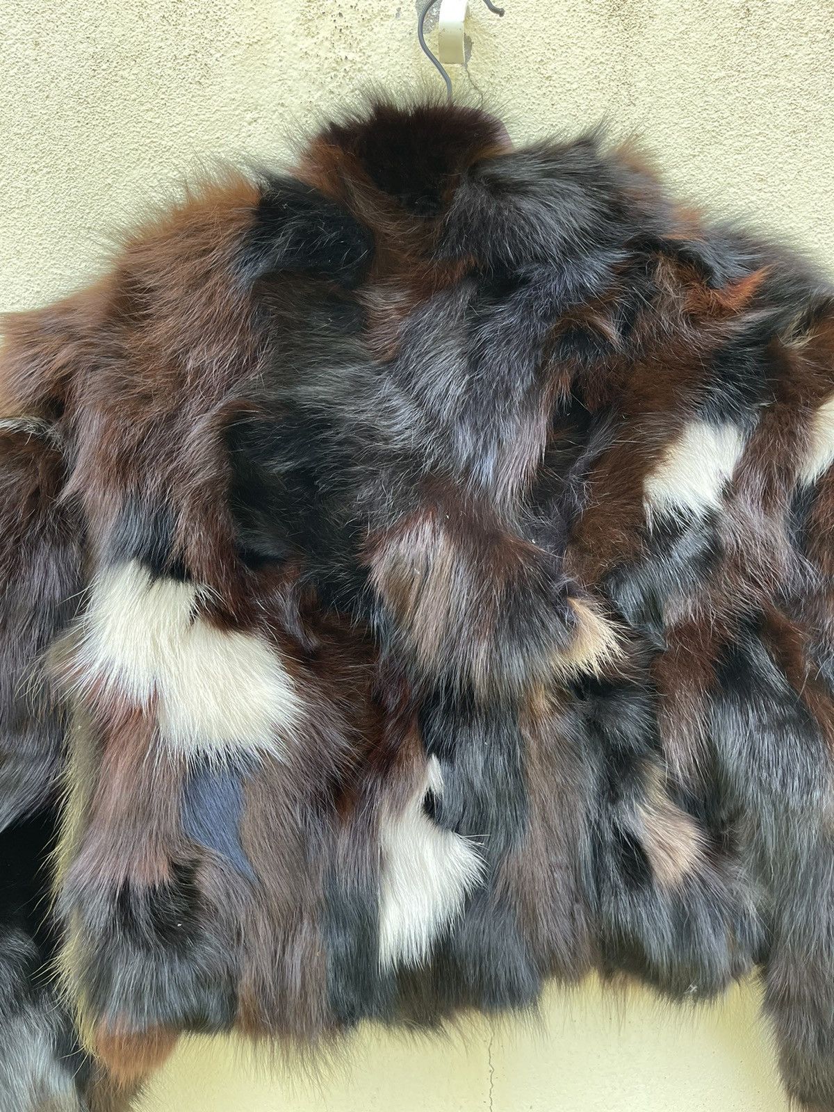 Other 🔥END SALE❌ PATCHWORK LUXURY MINK FUR CROPPED WINTER JACKET Size M / US 6-8 / IT 42-44 - 7 Thumbnail