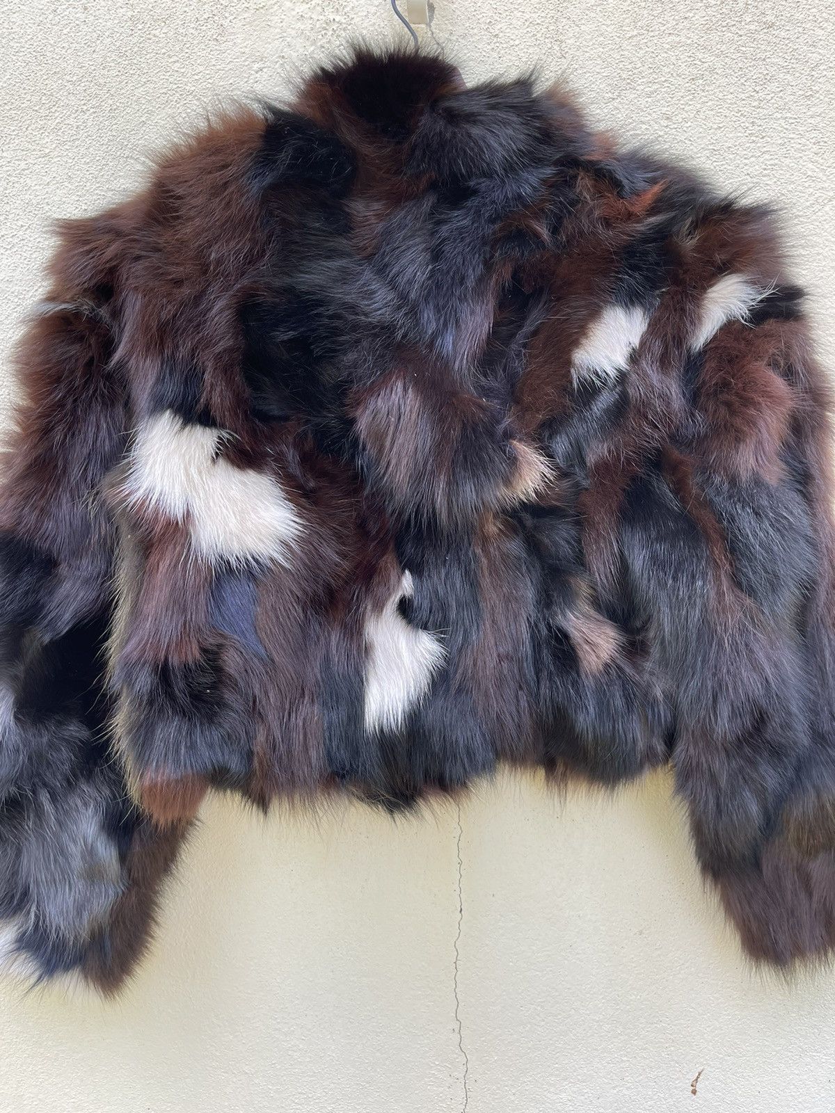 Other 🔥END SALE❌ PATCHWORK LUXURY MINK FUR CROPPED WINTER JACKET Size M / US 6-8 / IT 42-44 - 6 Thumbnail