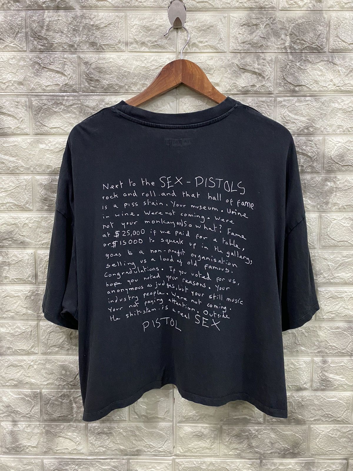 Band Tees 2020 Sex Pistols Crop Shirt Size XXL / US 16-18 / IT 52-54 - 4 Thumbnail