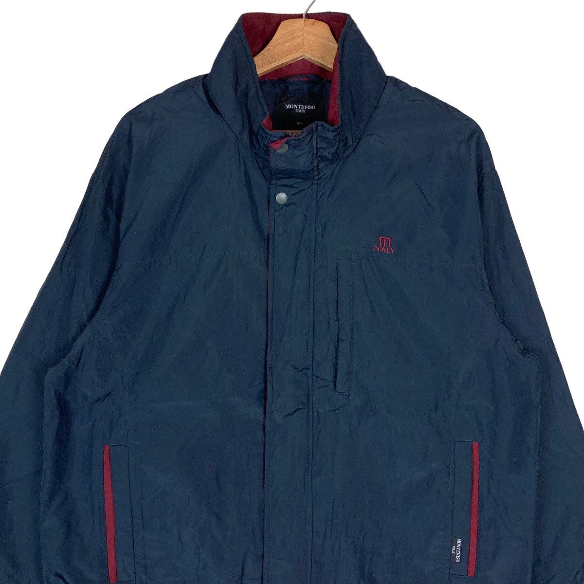 Vintage Vintage Monteviso Italy Zipper Snap Button Jacket Size US XL / EU 56 / 4 - 2 Thumbnail