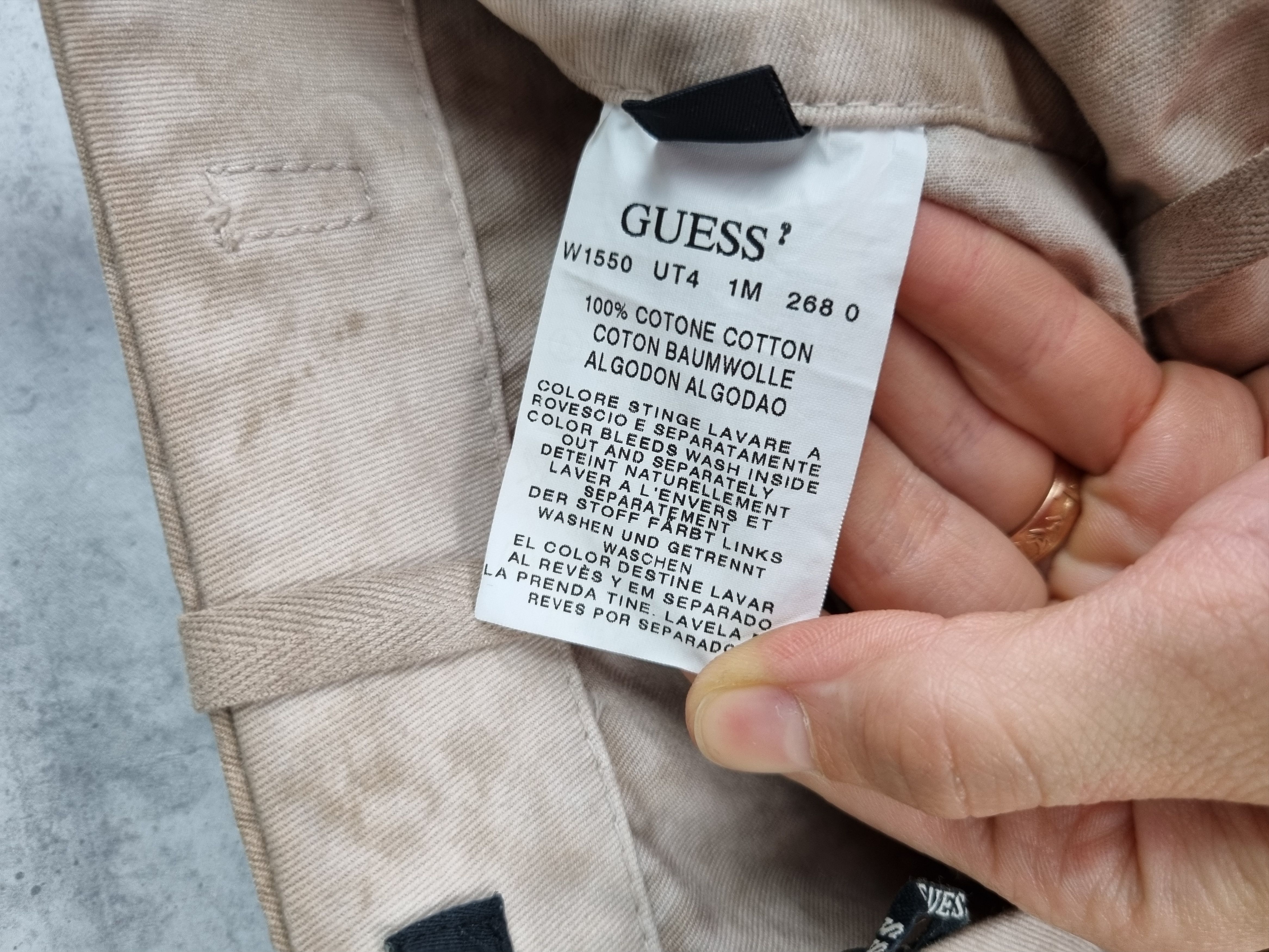 Georges Marciano × Guess × Japanese Brand GUESS Rare Size 90s Bondage Stone Washed Denim Jeans Size 27" / US 4 / IT 40 - 6 Thumbnail