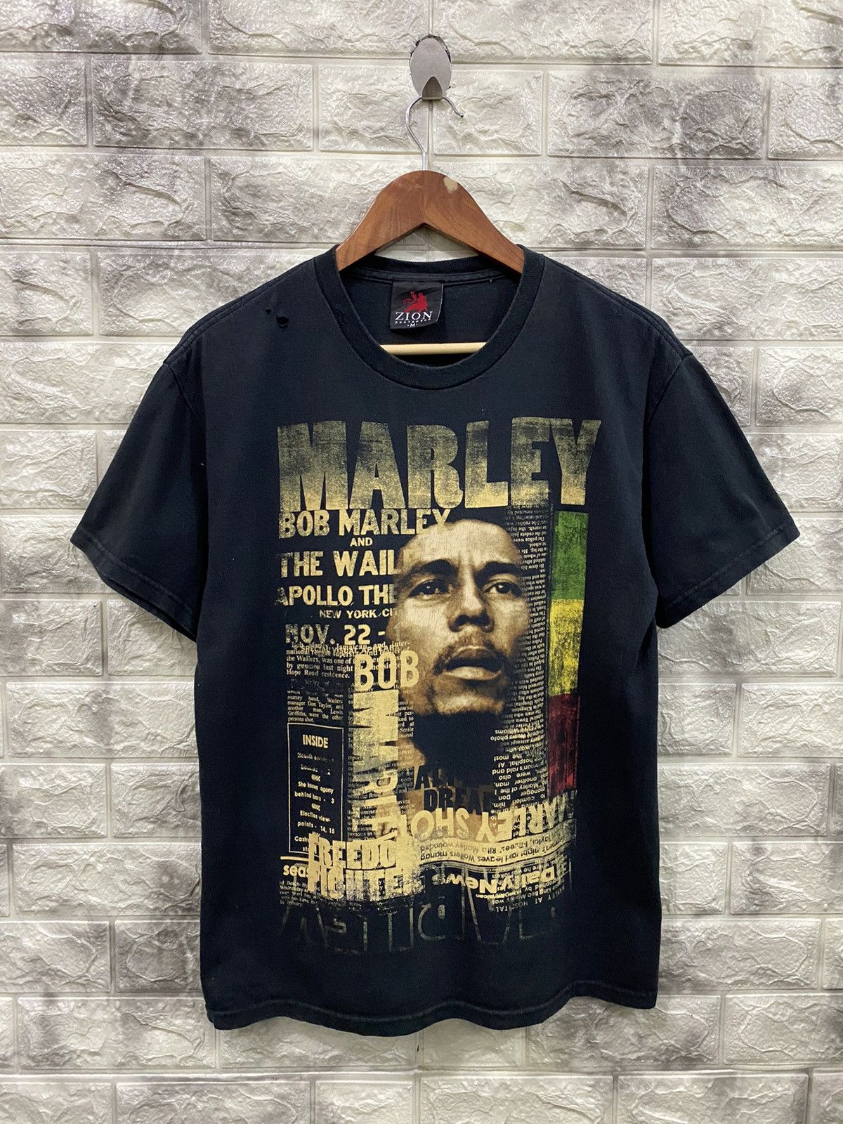 Bob Marley × Vintage Vintage 90’s Bob Marley T-Shirt Size US M / EU 48-50 / 2 - 1 Thumbnail