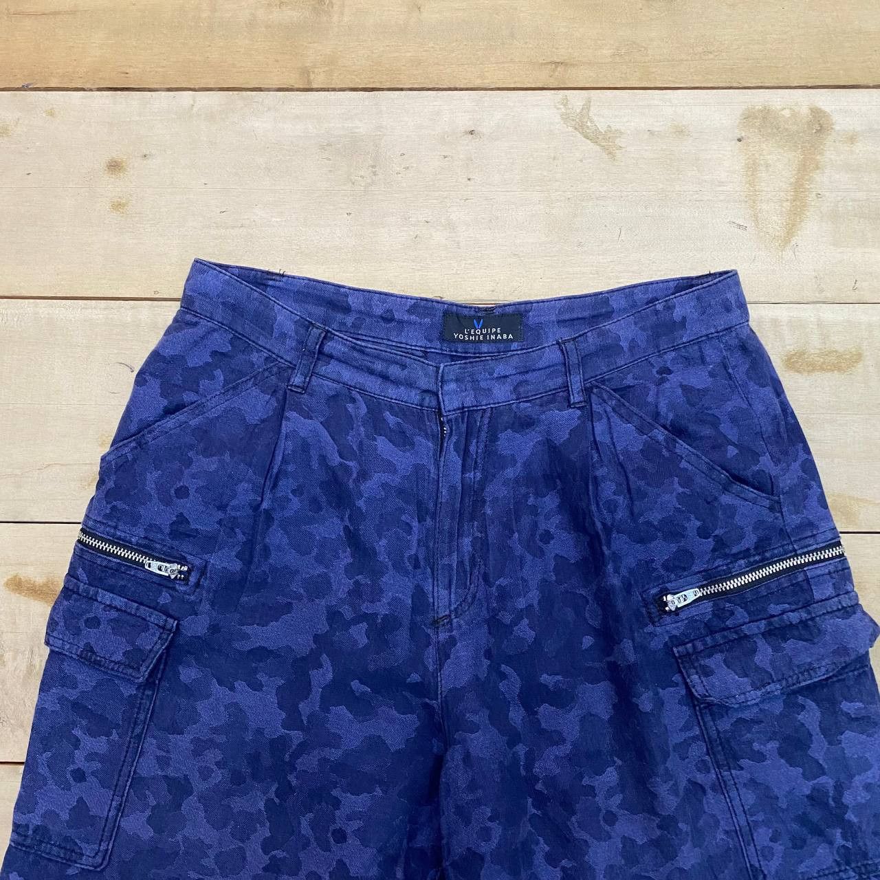 If Six Was Nine × Japanese Brand × yoshie inaba X363 L'EQUIPE X YOSHIE INABA FULLPRINT CARGO PANTS Size 30" / US 8 / IT 44 - 2 Thumbnail