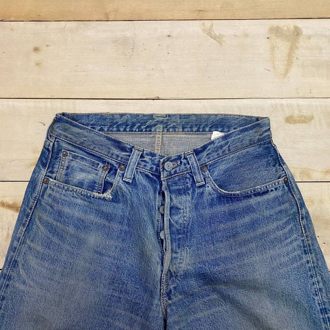 Japanese Brand X370 VTG SUGARCANE JAPAN SELVEDGE DENIM Size US 30 / EU 46 - 5 Thumbnail