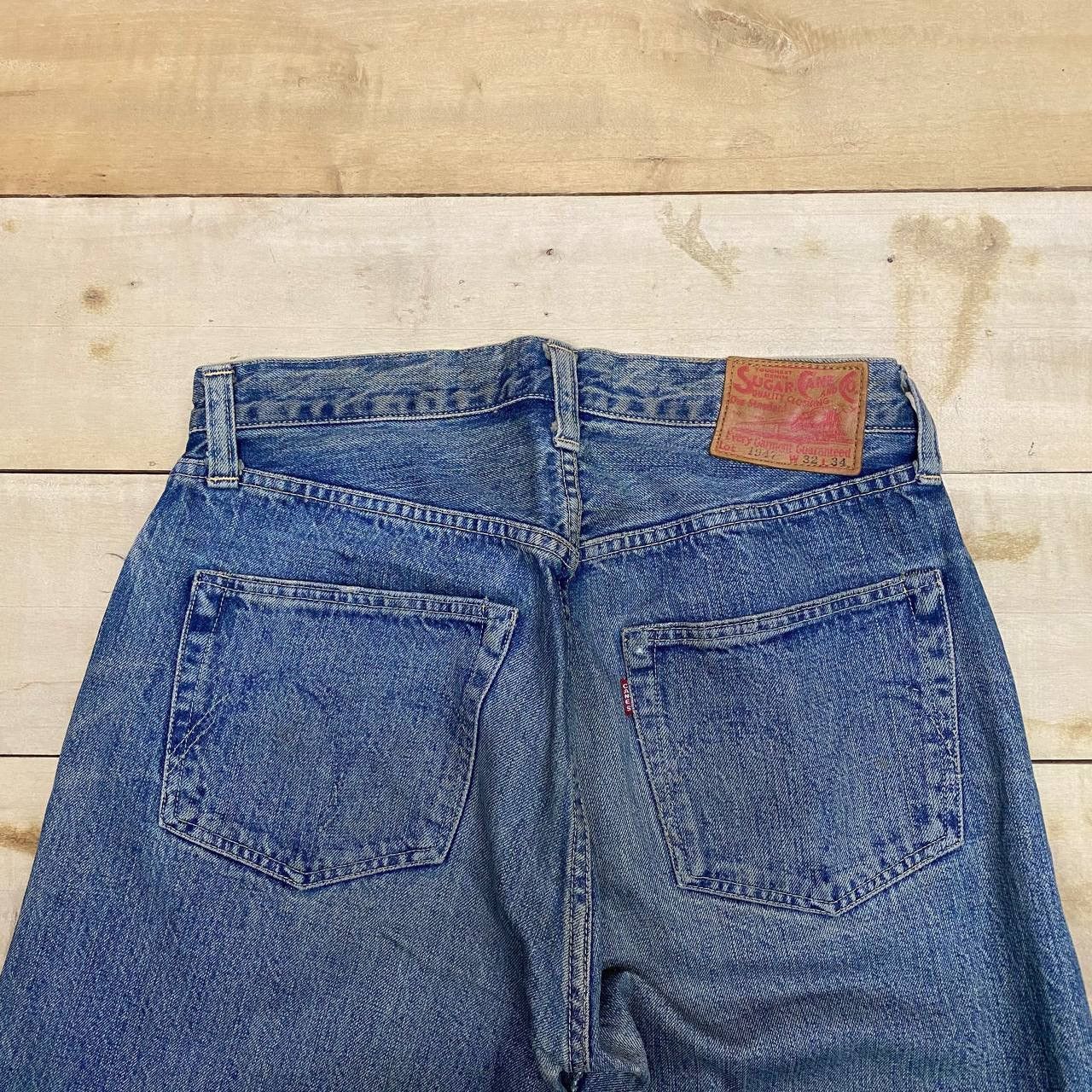 Japanese Brand X370 VTG SUGARCANE JAPAN SELVEDGE DENIM Size US 30 / EU 46 - 2 Thumbnail