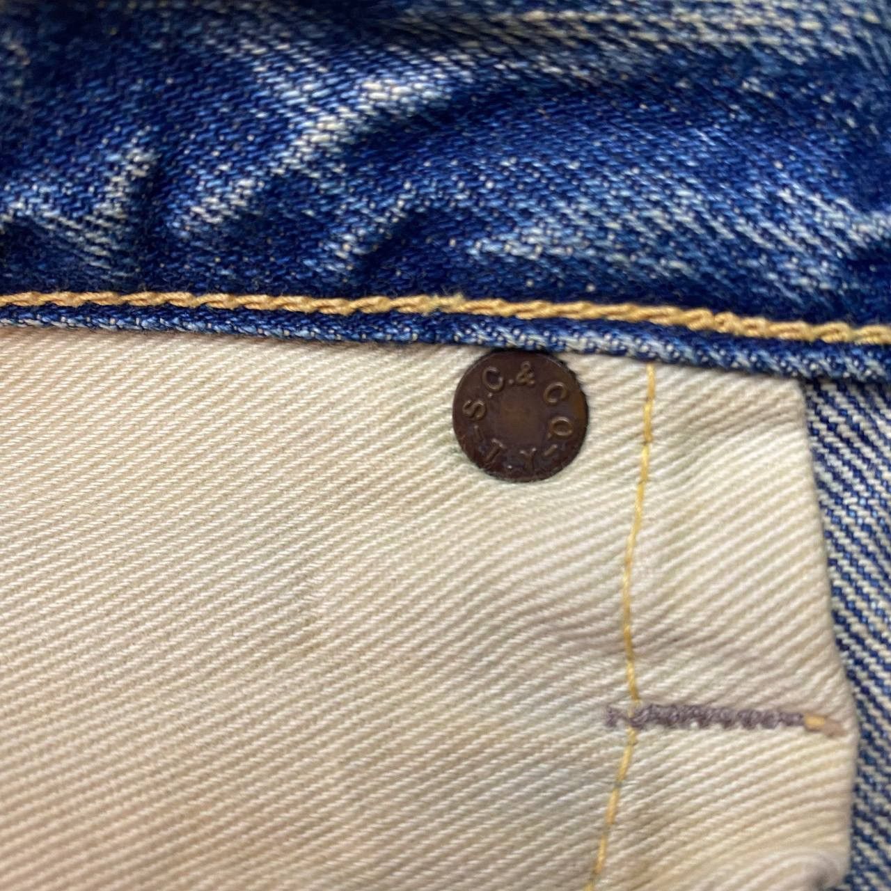 Japanese Brand X370 VTG SUGARCANE JAPAN SELVEDGE DENIM Size US 30 / EU 46 - 6 Thumbnail