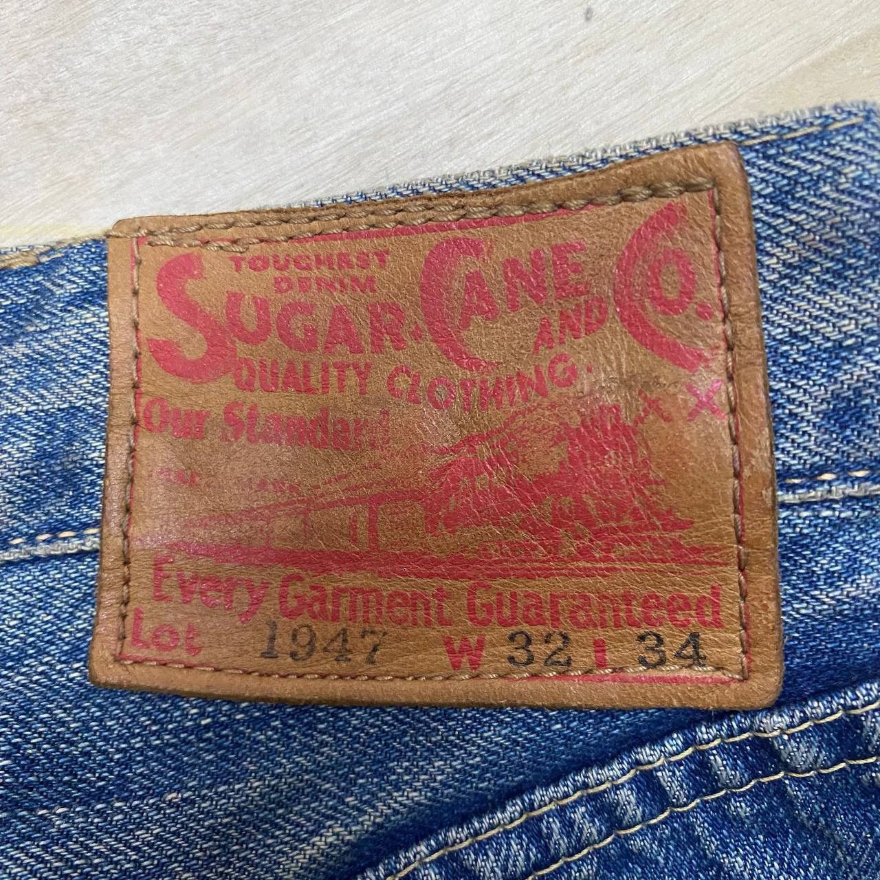 Japanese Brand X370 VTG SUGARCANE JAPAN SELVEDGE DENIM Size US 30 / EU 46 - 3 Thumbnail