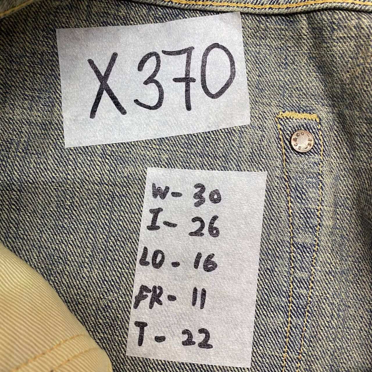 Japanese Brand X370 VTG SUGARCANE JAPAN SELVEDGE DENIM Size US 30 / EU 46 - 9 Thumbnail