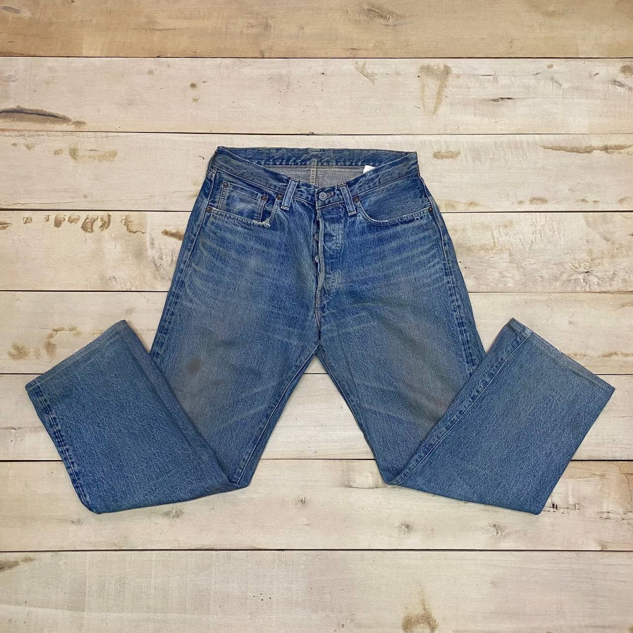 Japanese Brand X370 VTG SUGARCANE JAPAN SELVEDGE DENIM Size US 30 / EU 46 - 4 Thumbnail