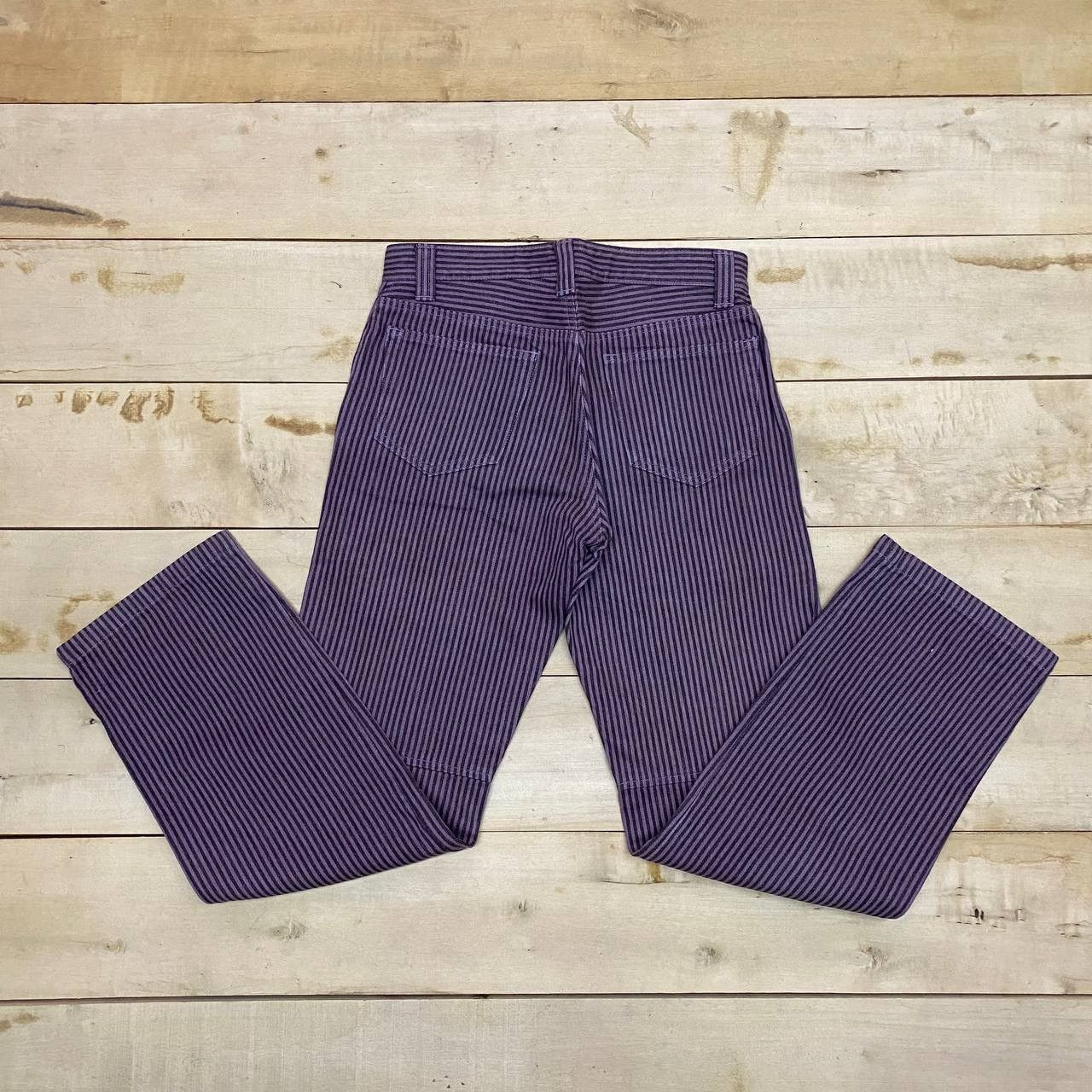 Boycott × Japanese Brand X374 BOYCOTT JAPAN HICKORY STRIPED SLIMFIT BUSH PANTS Size US 30 / EU 46 - 3 Thumbnail