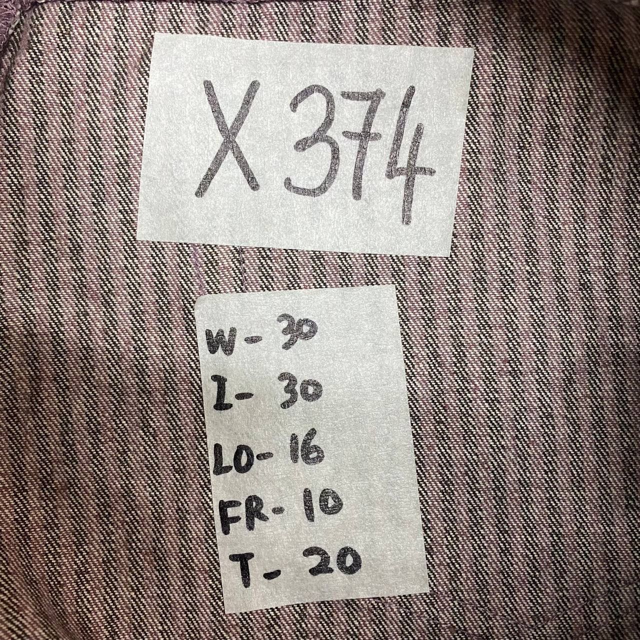 Boycott × Japanese Brand X374 BOYCOTT JAPAN HICKORY STRIPED SLIMFIT BUSH PANTS Size US 30 / EU 46 - 10 Thumbnail