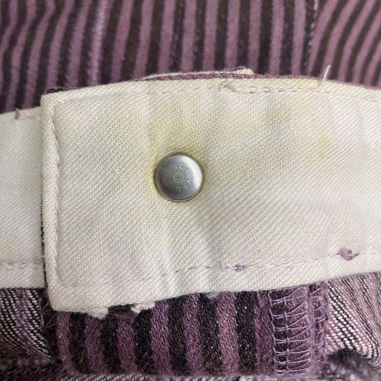 Boycott × Japanese Brand X374 BOYCOTT JAPAN HICKORY STRIPED SLIMFIT BUSH PANTS Size US 30 / EU 46 - 5 Thumbnail