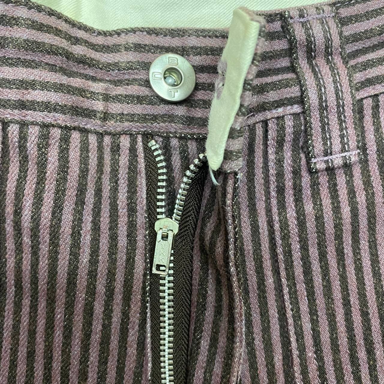 Boycott × Japanese Brand X374 BOYCOTT JAPAN HICKORY STRIPED SLIMFIT BUSH PANTS Size US 30 / EU 46 - 9 Thumbnail