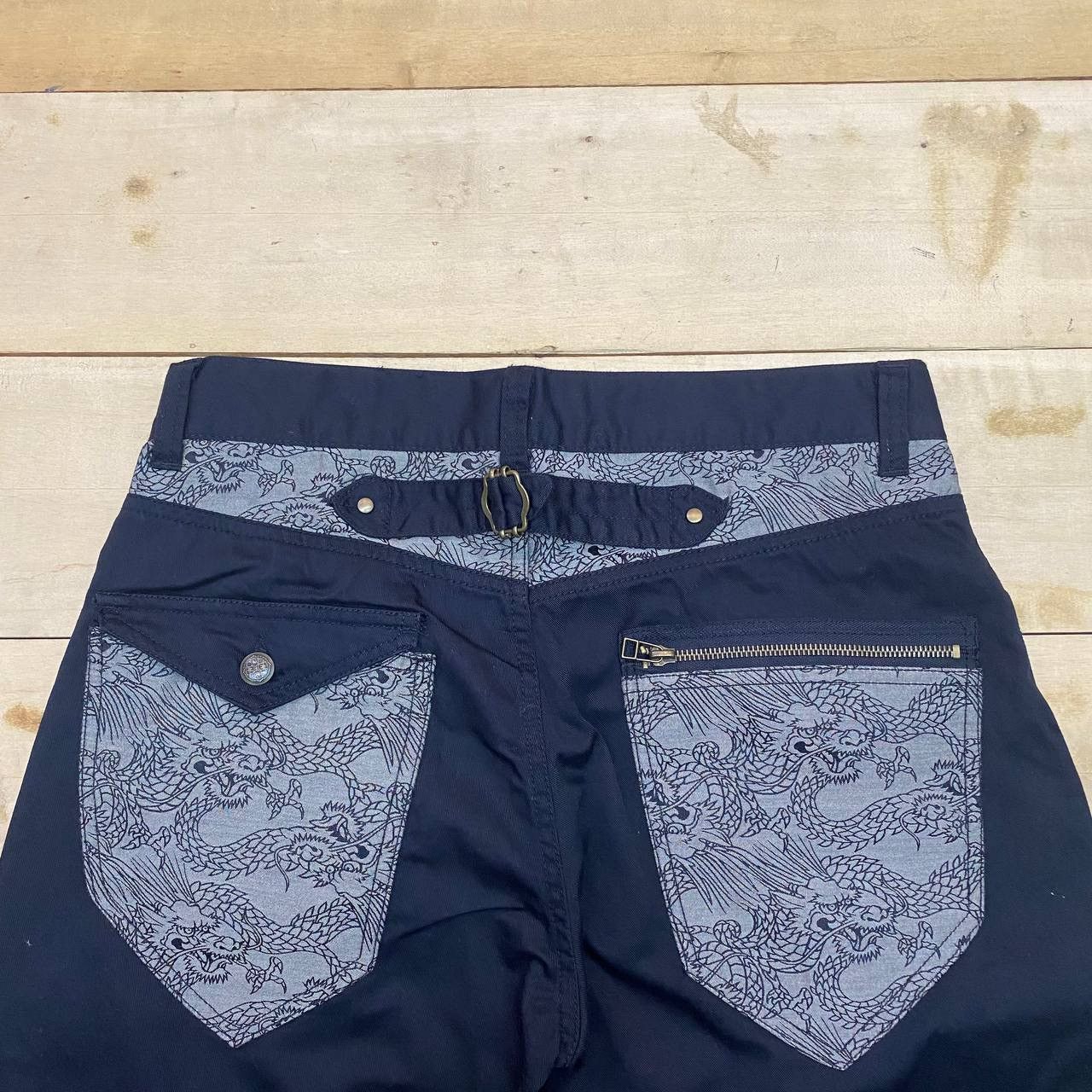 Japanese Brand X380 VTG JAPANESE TRADITIONAL SUKARJAN DRAGONS PANTS Size US 32 / EU 48 - 1 Thumbnail