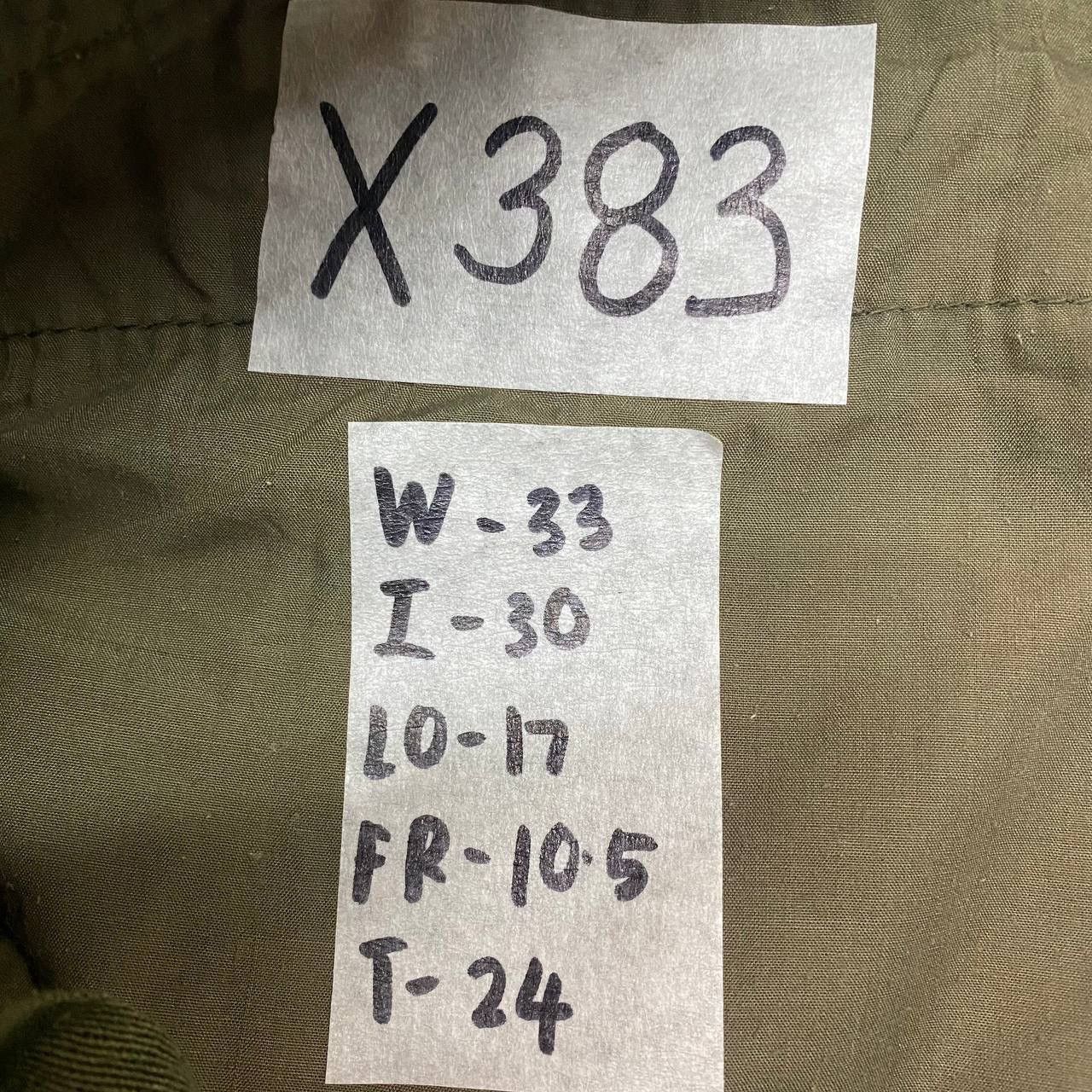 Vintage X383 JAPAN ANTI-LABEL JEAN FADED CARGO PANTS Size US 33 - 8 Thumbnail