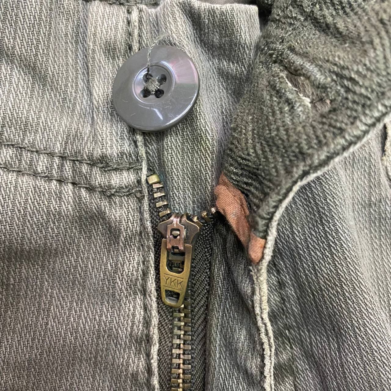 Vintage X383 JAPAN ANTI-LABEL JEAN FADED CARGO PANTS Size US 33 - 7 Thumbnail