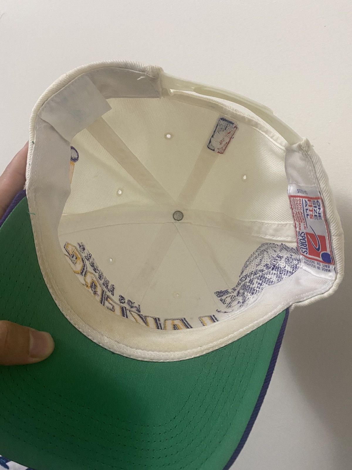 Nike × Sports Specialties × Vintage Vintage La Lakers Sports Specialties Shadow Kobe Draft Hat Size ONE SIZE - 3 Thumbnail