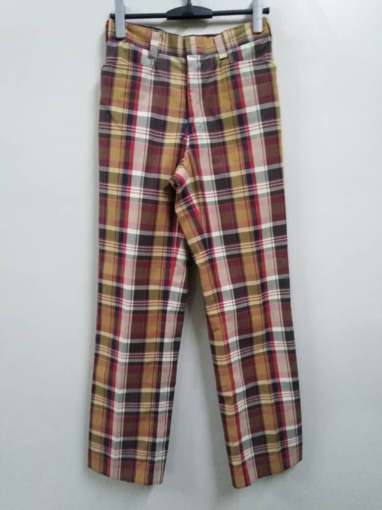 image of Jean x Levis Vintage Levi's Sta-Prest Zipped Talon Checked Pant, Men's (Size 29)