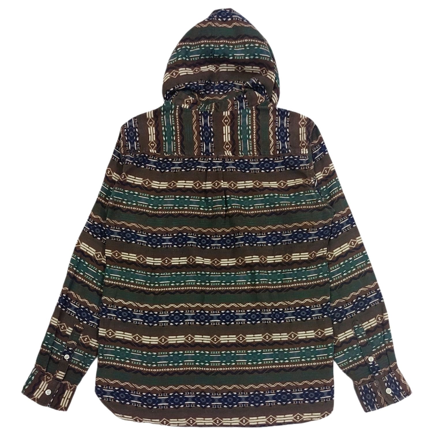 Designer × Japanese Brand RARE! TITICACA JAPANESE BRAND TRIBAL NATIVE HOODIE SHIRT Size US S / EU 44-46 / 1 - 2 Thumbnail