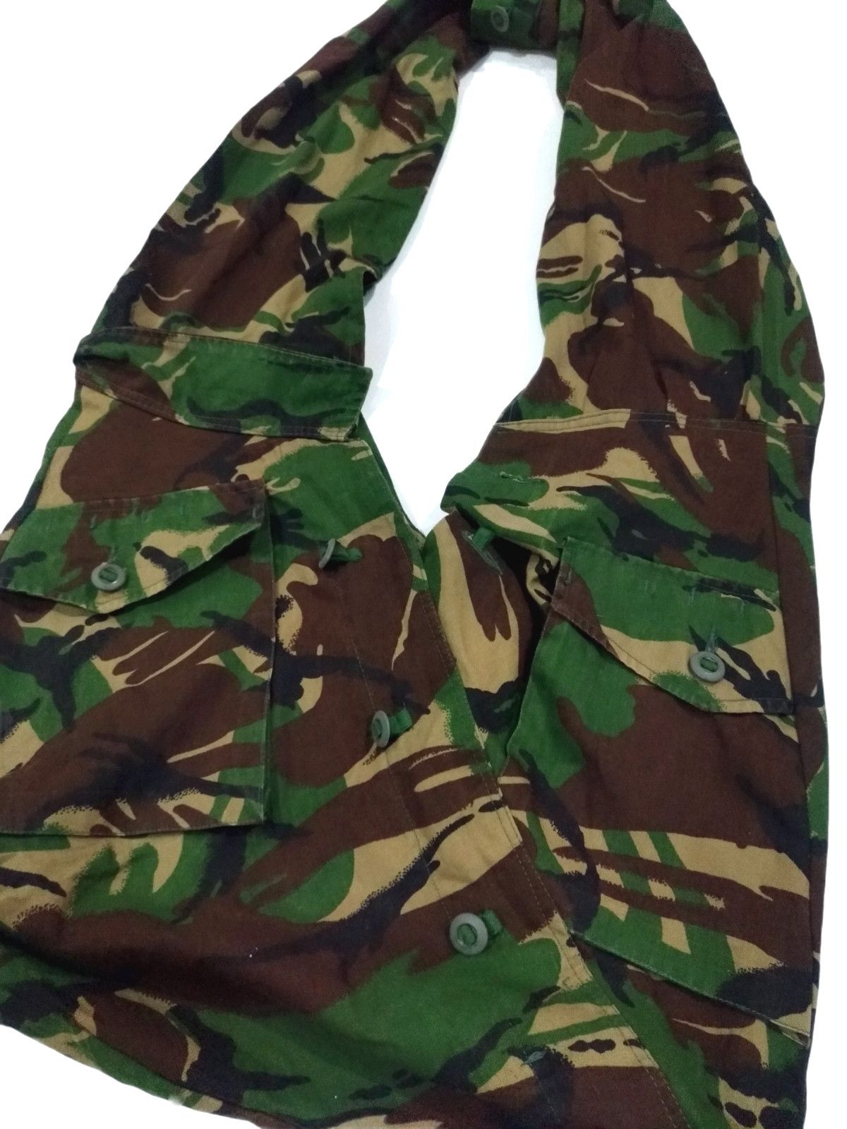 Japanese Brand × Sample Industries RARE! SAMPLE REMAKE REINVENT MILITARY JACKET TO RUCKSACK Size ONE SIZE - 3 Thumbnail