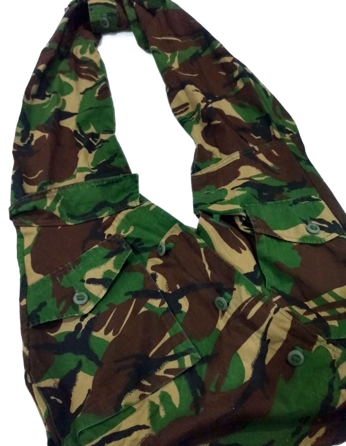 Japanese Brand × Sample Industries RARE! SAMPLE REMAKE REINVENT MILITARY JACKET TO RUCKSACK Size ONE SIZE - 4 Thumbnail