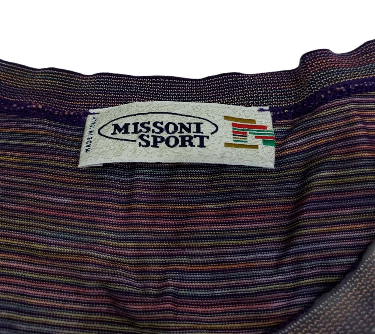 Designer × Missoni RARE! VTG MISSONI MADE IN ITALY VIBRANT STRIPED Size US M / EU 48-50 / 2 - 6 Thumbnail