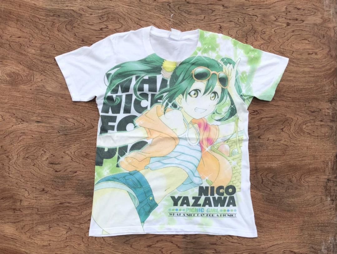Japanese Brand × Vintage vintage tee japan anime Nico Yazawa A28 Size US M / EU 48-50 / 2 - 1 Thumbnail