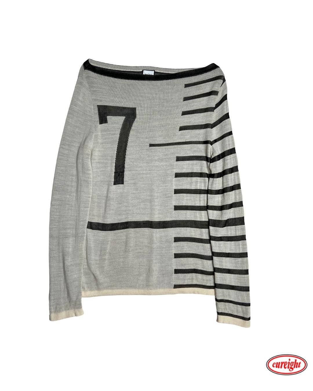 Jean Paul Gaultier Jean Paul Gaultier for SEPT PREMIÈRES 2015 AW Stripe Sweater Size XS / US 0-2 / IT 36-38 - 3 Thumbnail