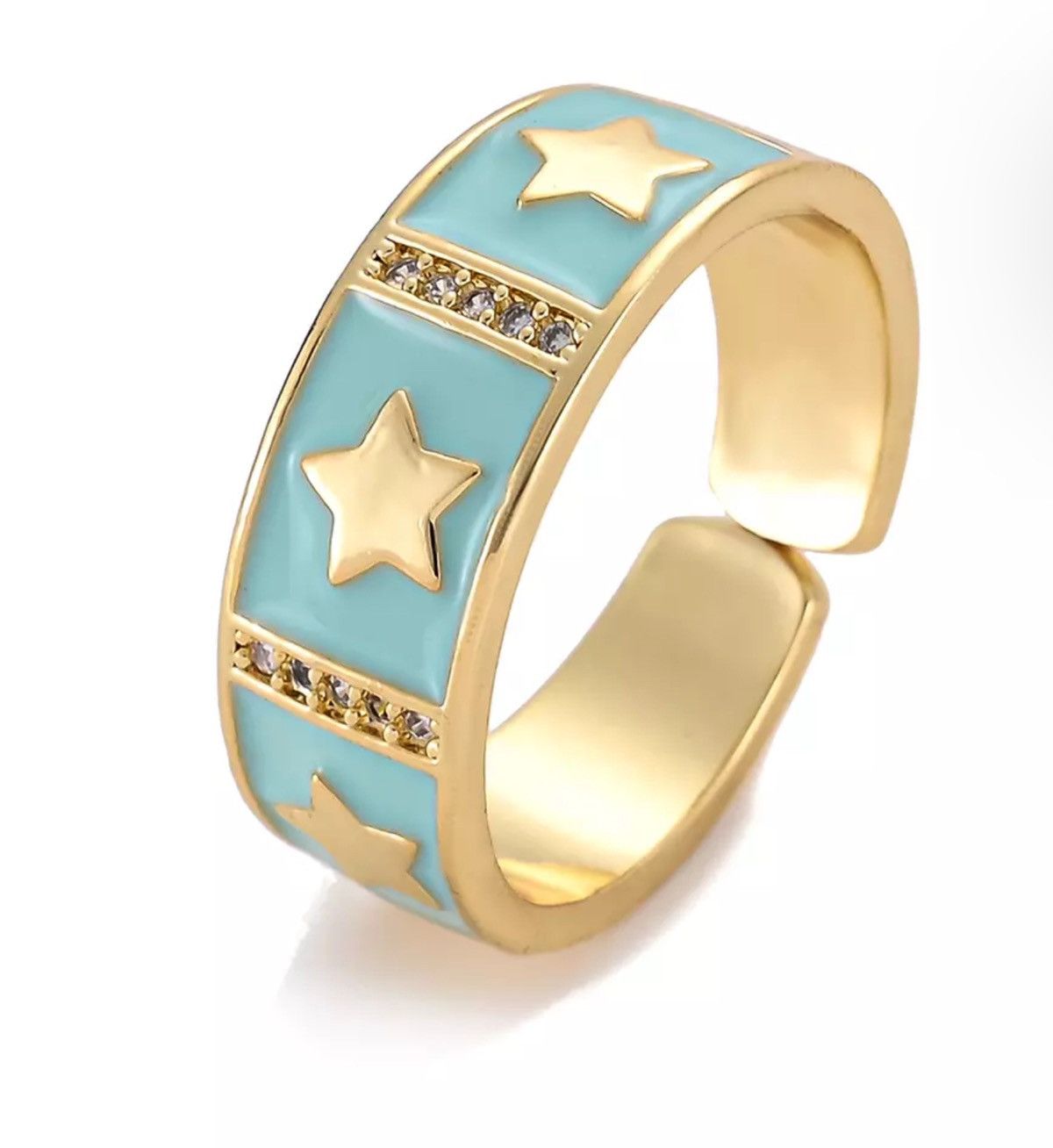 Japanese Brand × Jewelry × Vintage Creative Handmade Enamel Craft Ring Size ONE SIZE - 1 Preview