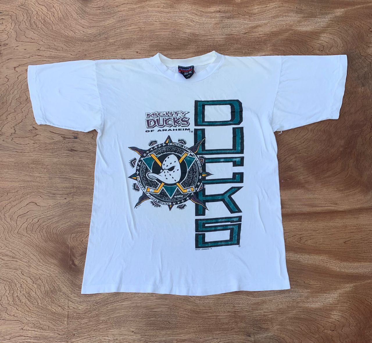 Disney × Vintage Vintage Tee D 40 The Mighty Duck Size US L / EU 52-54 / 3 - 1 Thumbnail