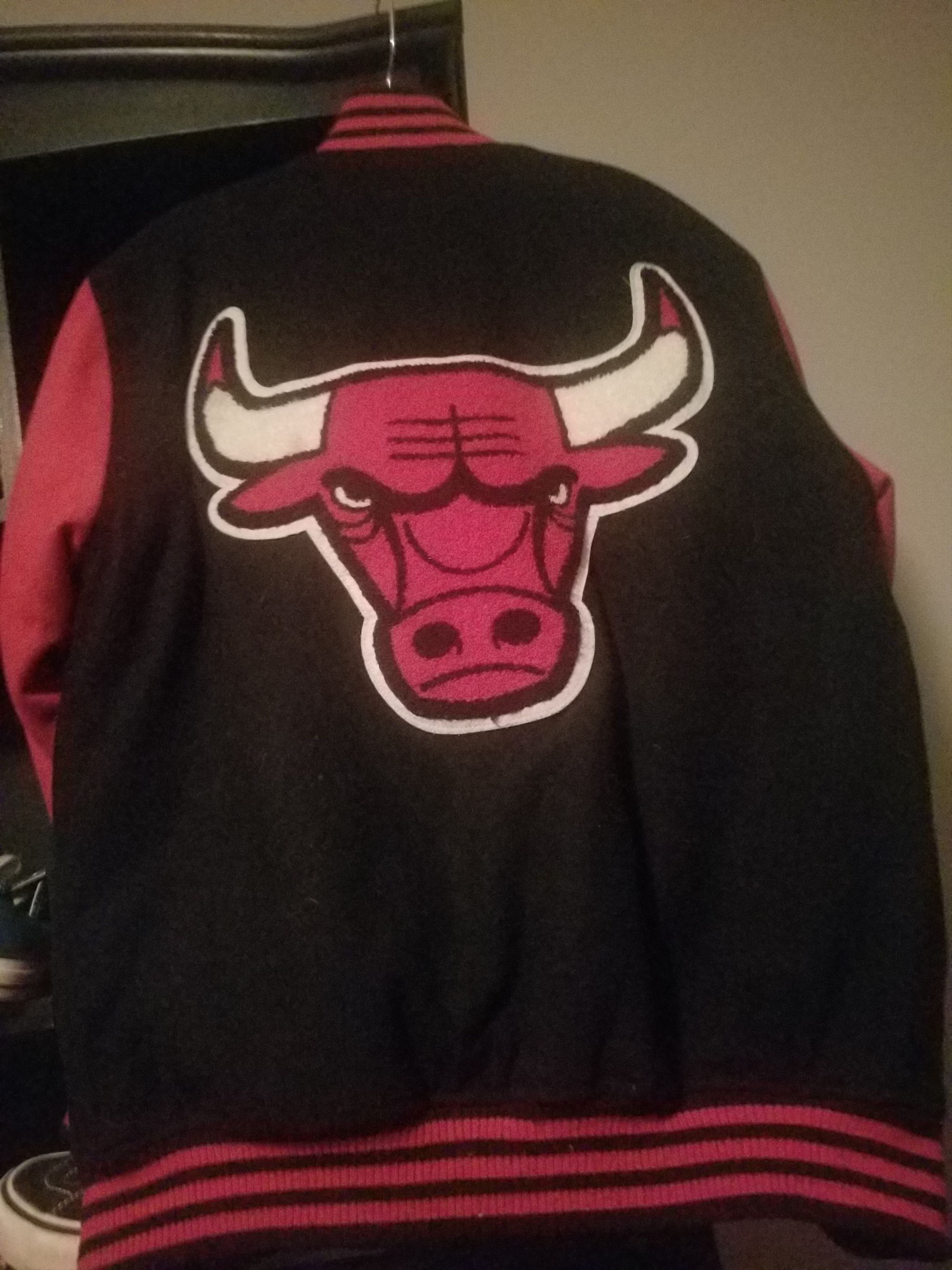 NBA NBA Chicago Bulls Varsity Jacket 🔥🏀❤ Size US L / EU 52-54 / 3 - 4 Thumbnail