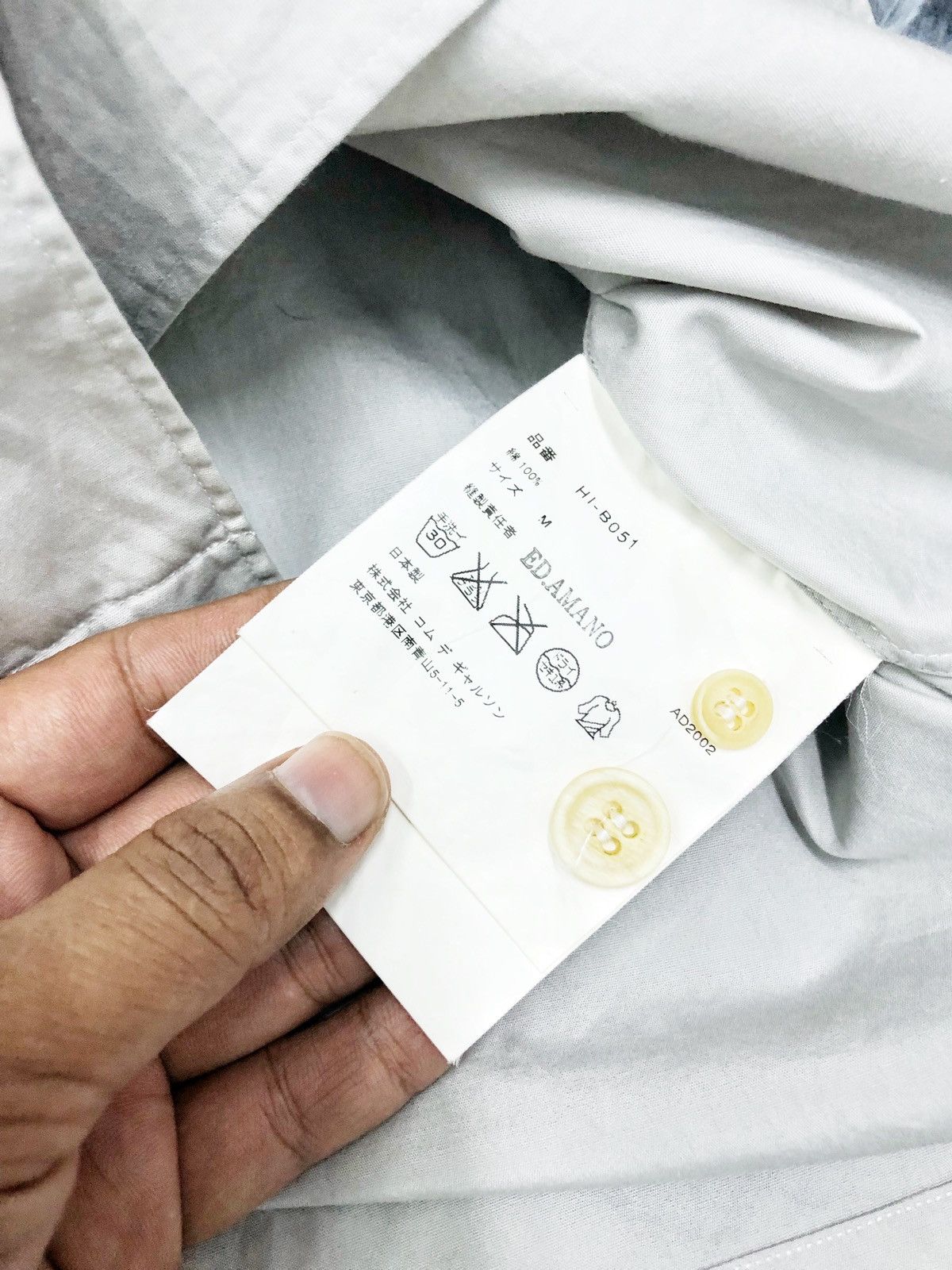 Comme des Garcons Homme S/S 2002 Comme Des Garçons Homme Shirt Size US M / EU 48-50 / 2 - 12 Thumbnail