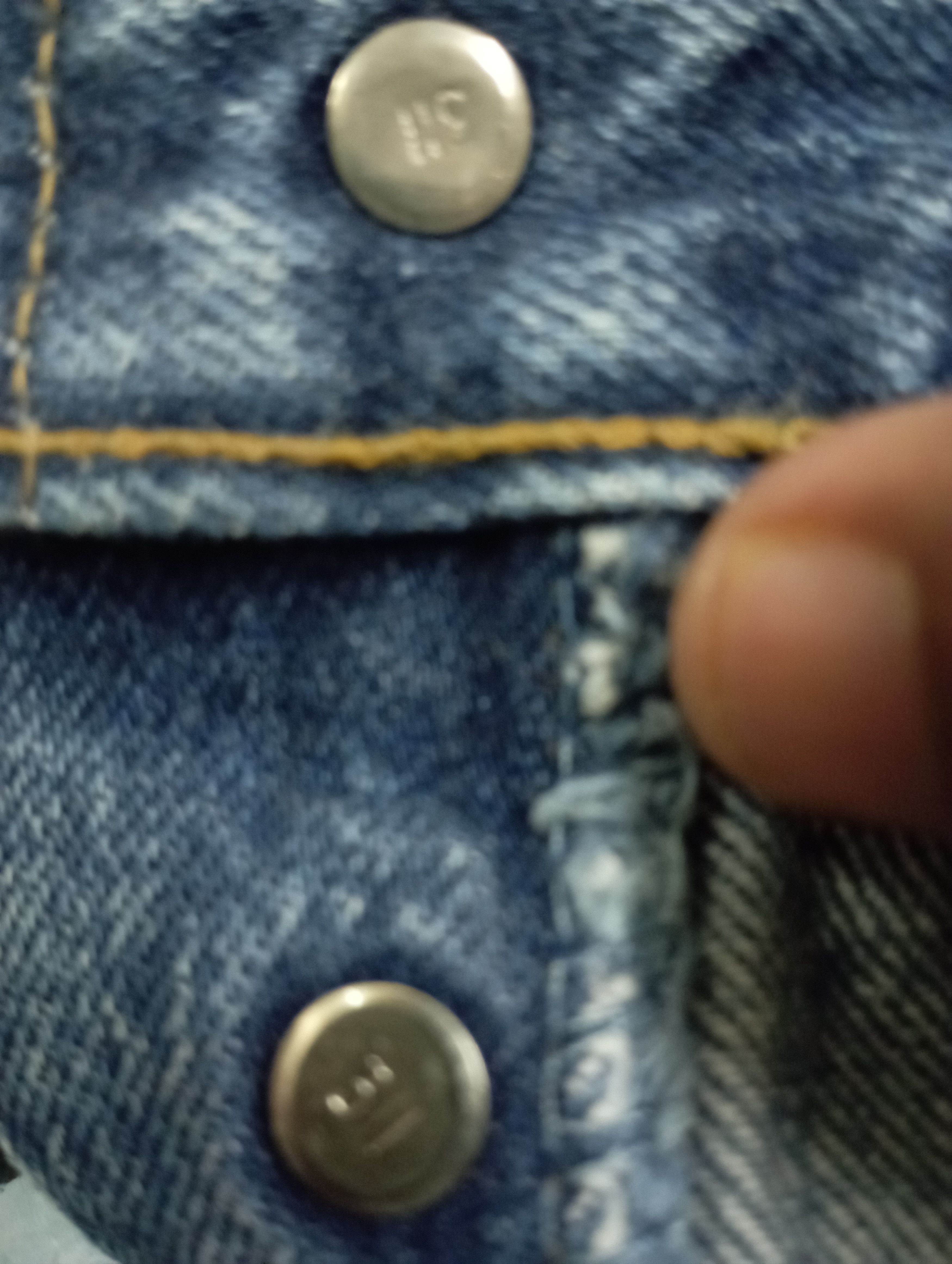 Levi's Baggy Levi's 510 Vintage Levi's 510 Buttons Blue Wash Jeans Size US 32 / EU 48 - 19 Thumbnail