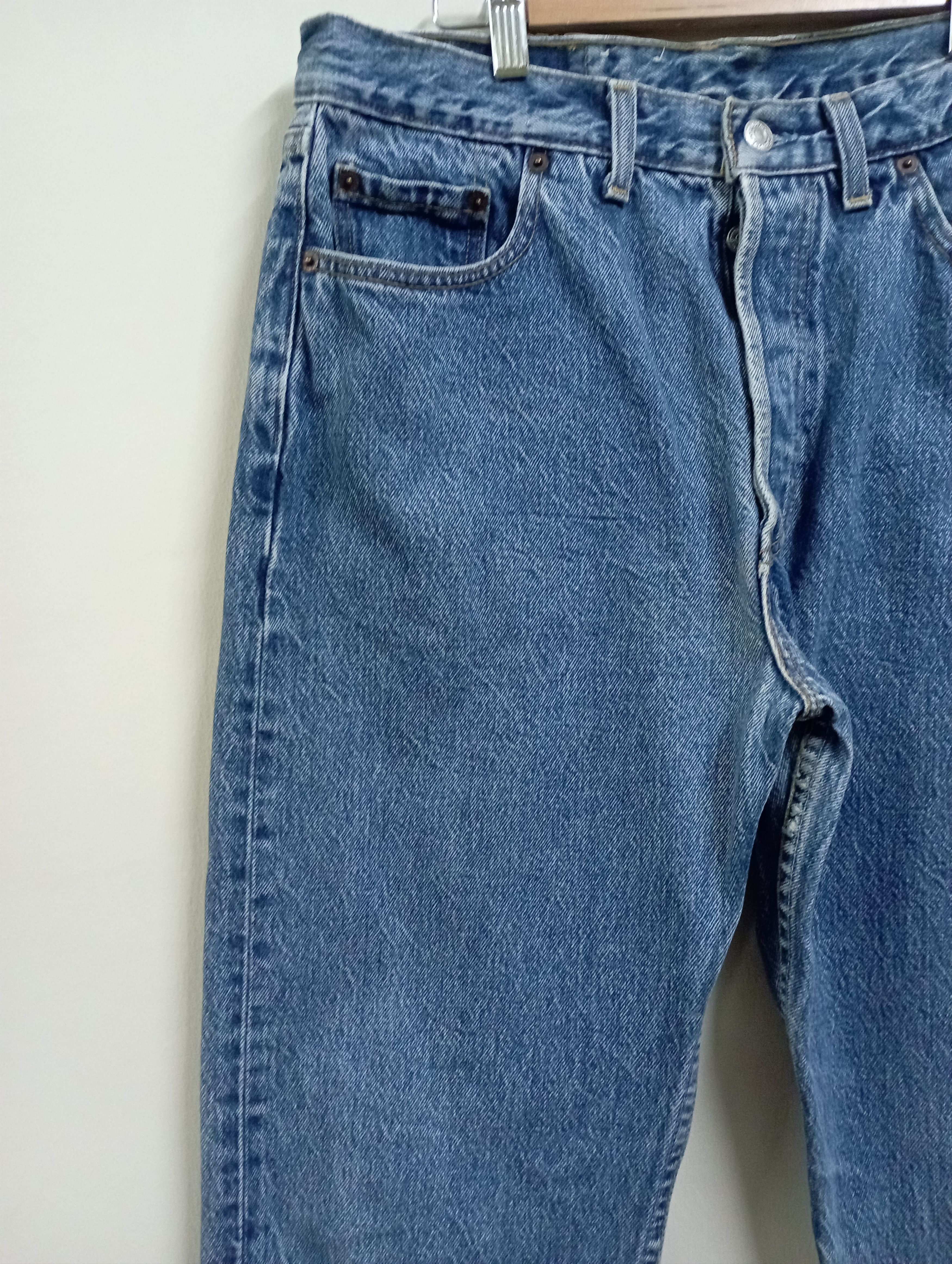 Levi's Baggy Levi's 510 Vintage Levi's 510 Buttons Blue Wash Jeans Size US 32 / EU 48 - 6 Thumbnail