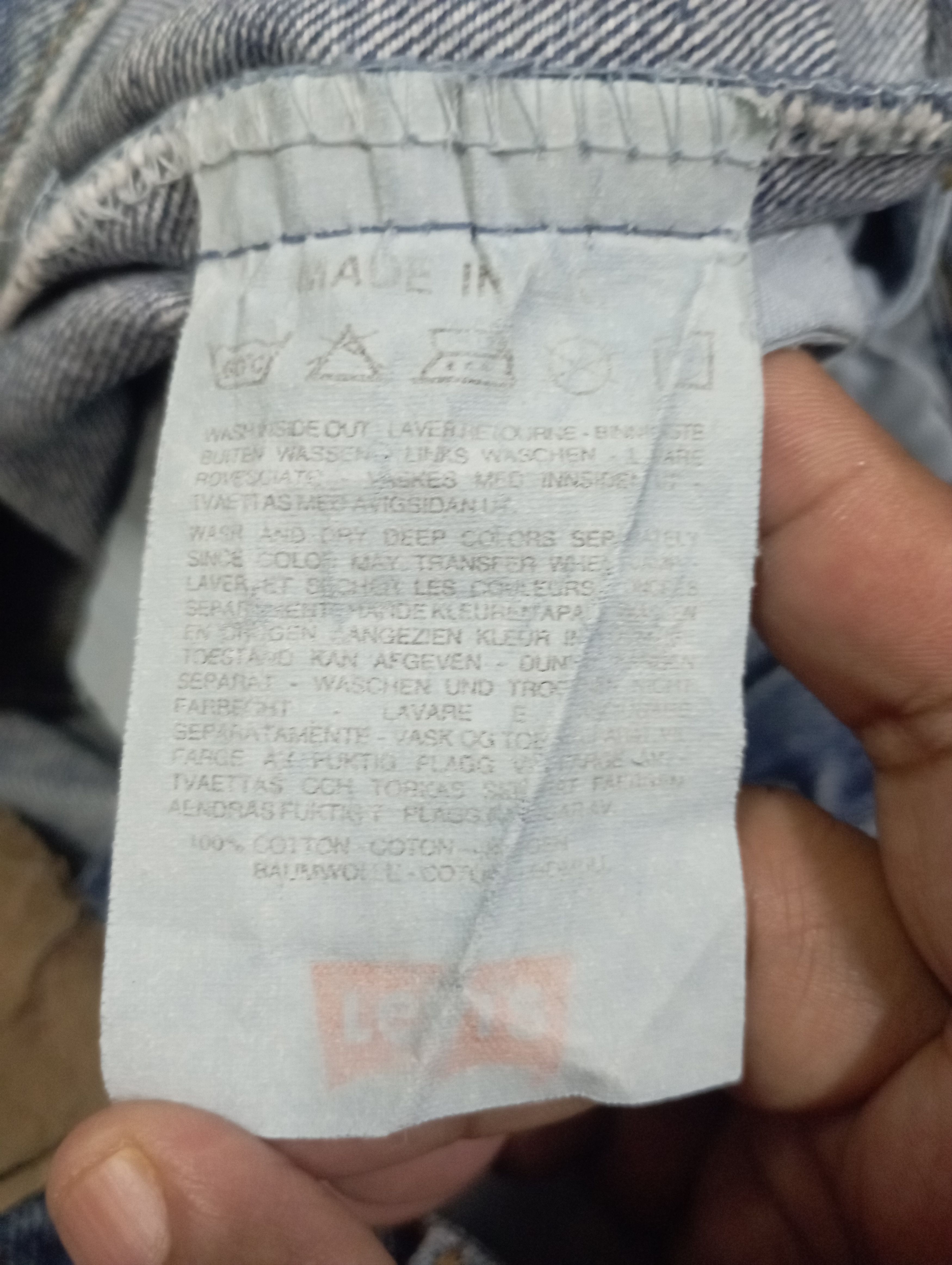 Levi's Baggy Levi's 510 Vintage Levi's 510 Buttons Blue Wash Jeans Size US 32 / EU 48 - 20 Thumbnail