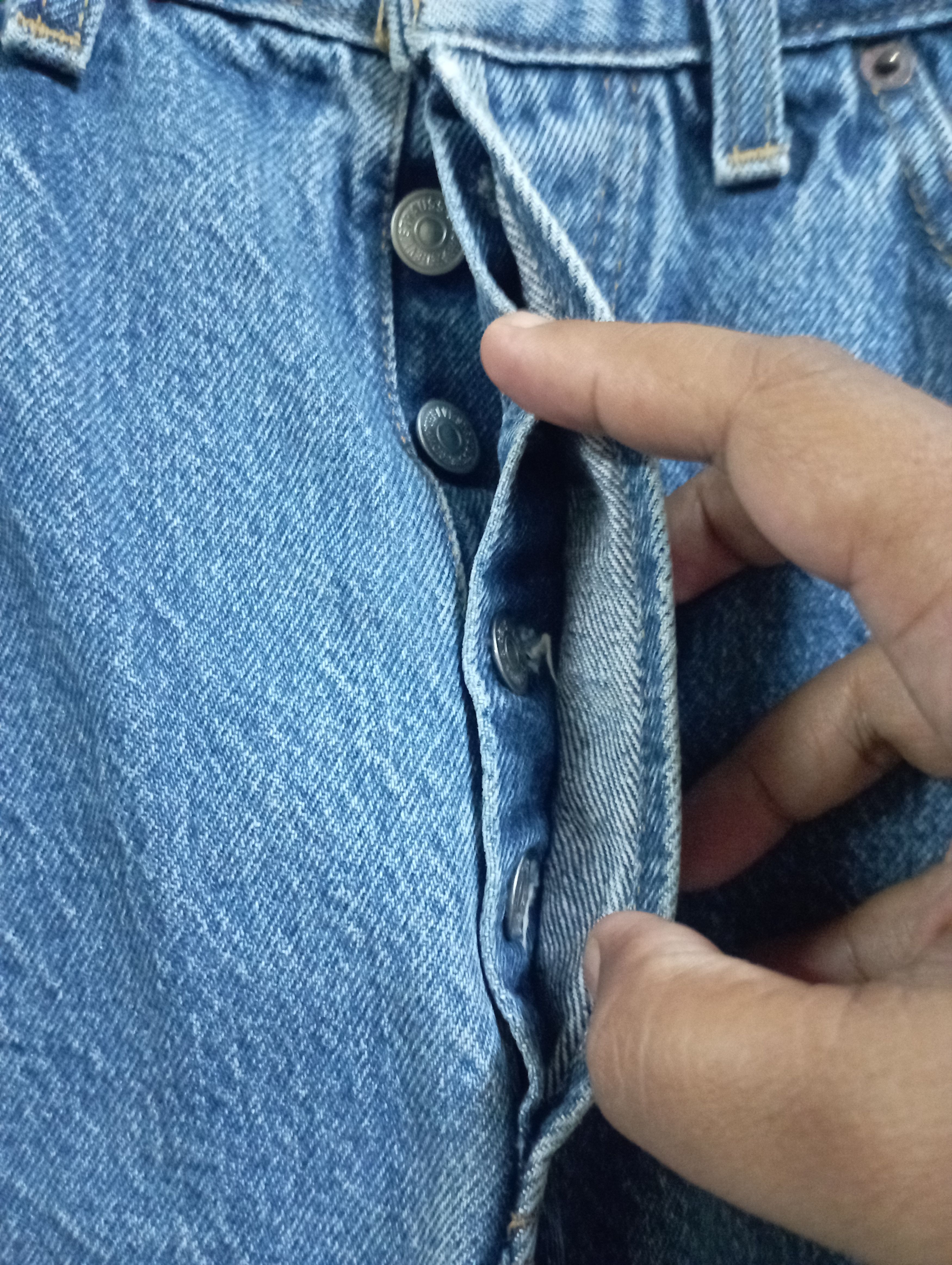 Levi's Baggy Levi's 510 Vintage Levi's 510 Buttons Blue Wash Jeans Size US 32 / EU 48 - 9 Thumbnail