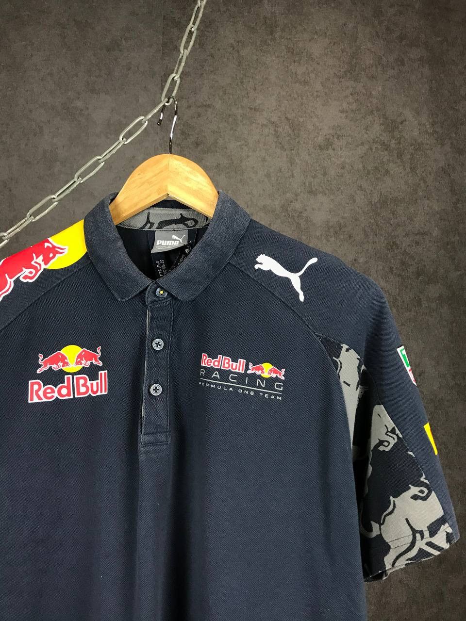 Puma × Red Bull Puma x Red Bull racing overprinted polo tee Size US M / EU 48-50 / 2 - 2 Thumbnail