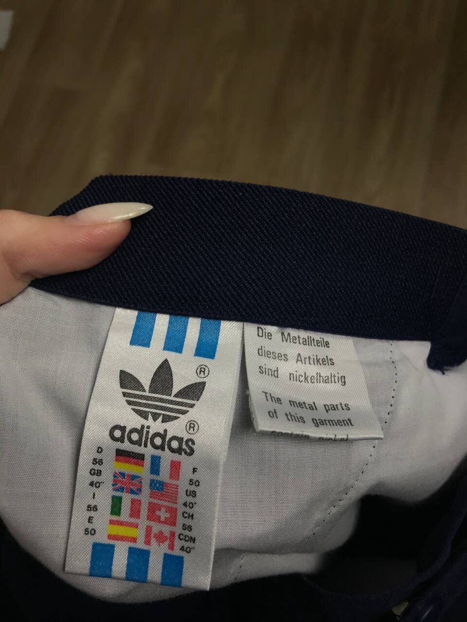 Adidas × Vintage Adidas vintage streetwear navy blue shorts Size US 38 / EU 54 - 5 Thumbnail