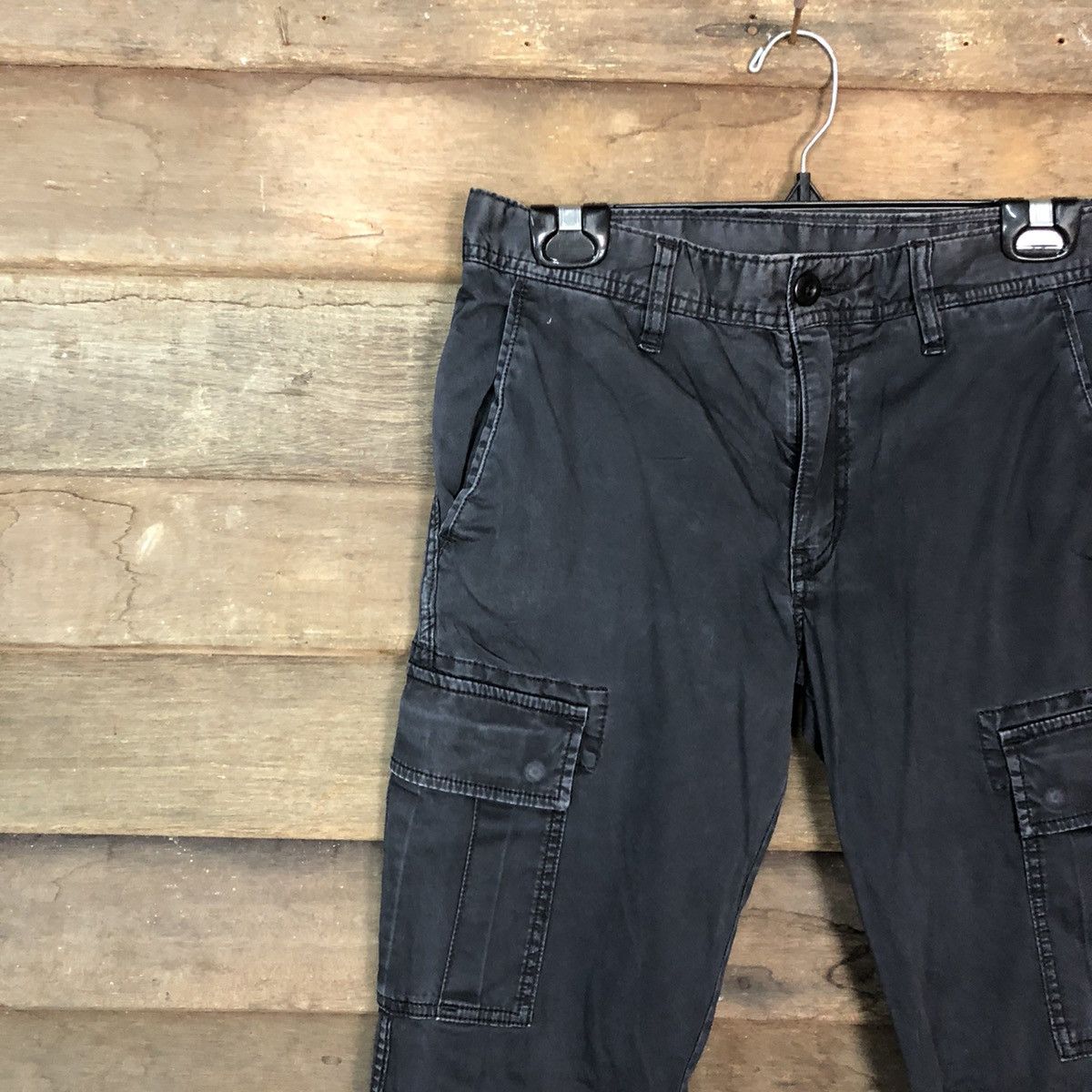 Japanese Brand × Uniqlo Uniqlo Dark Blue Multipocket Cargo Pants #c947 Size US 30 / EU 46 - 6 Thumbnail